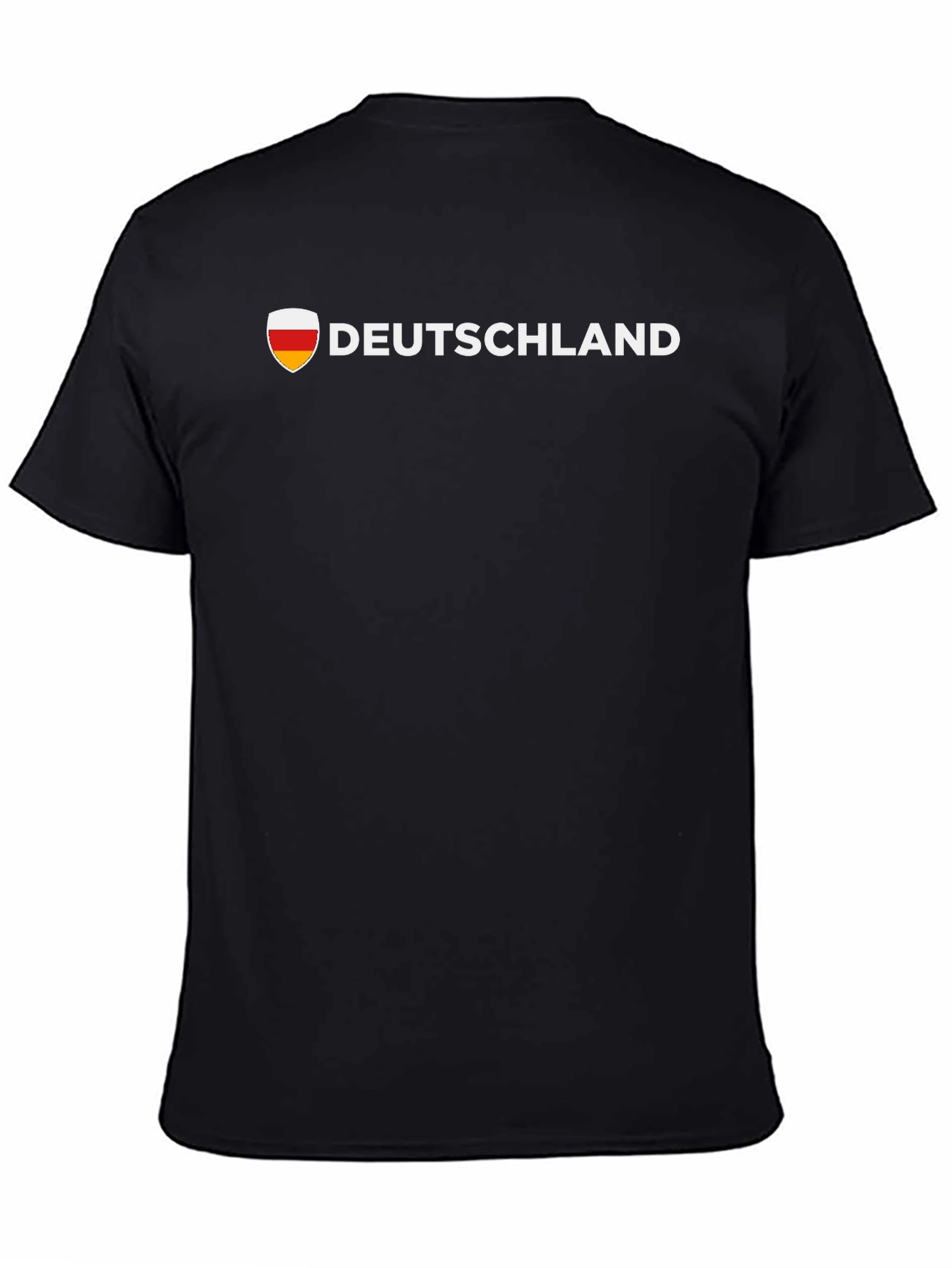 Deutschland Flag Shield T-Shirt - Black