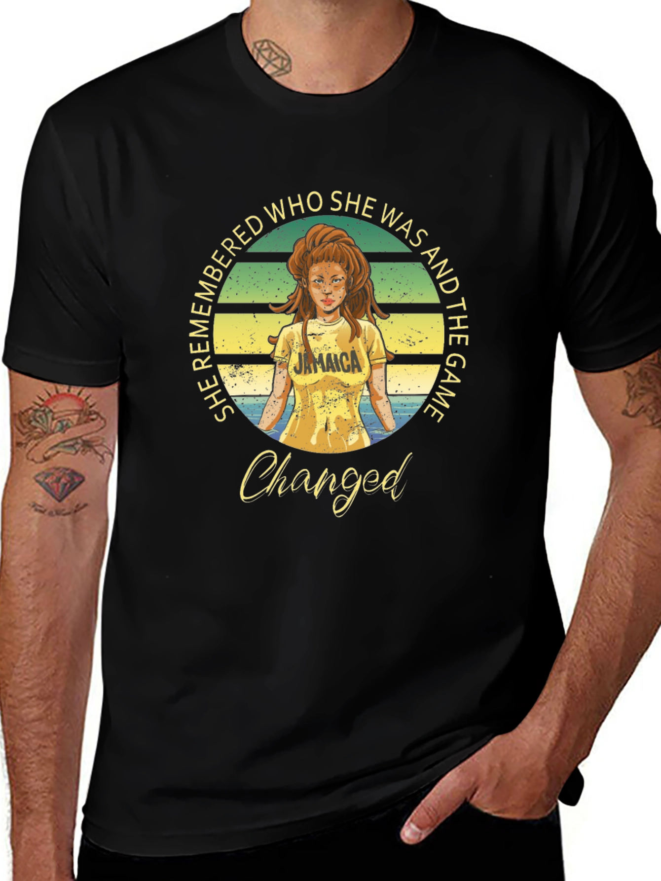 She Remembered Jamaica T-Shirt