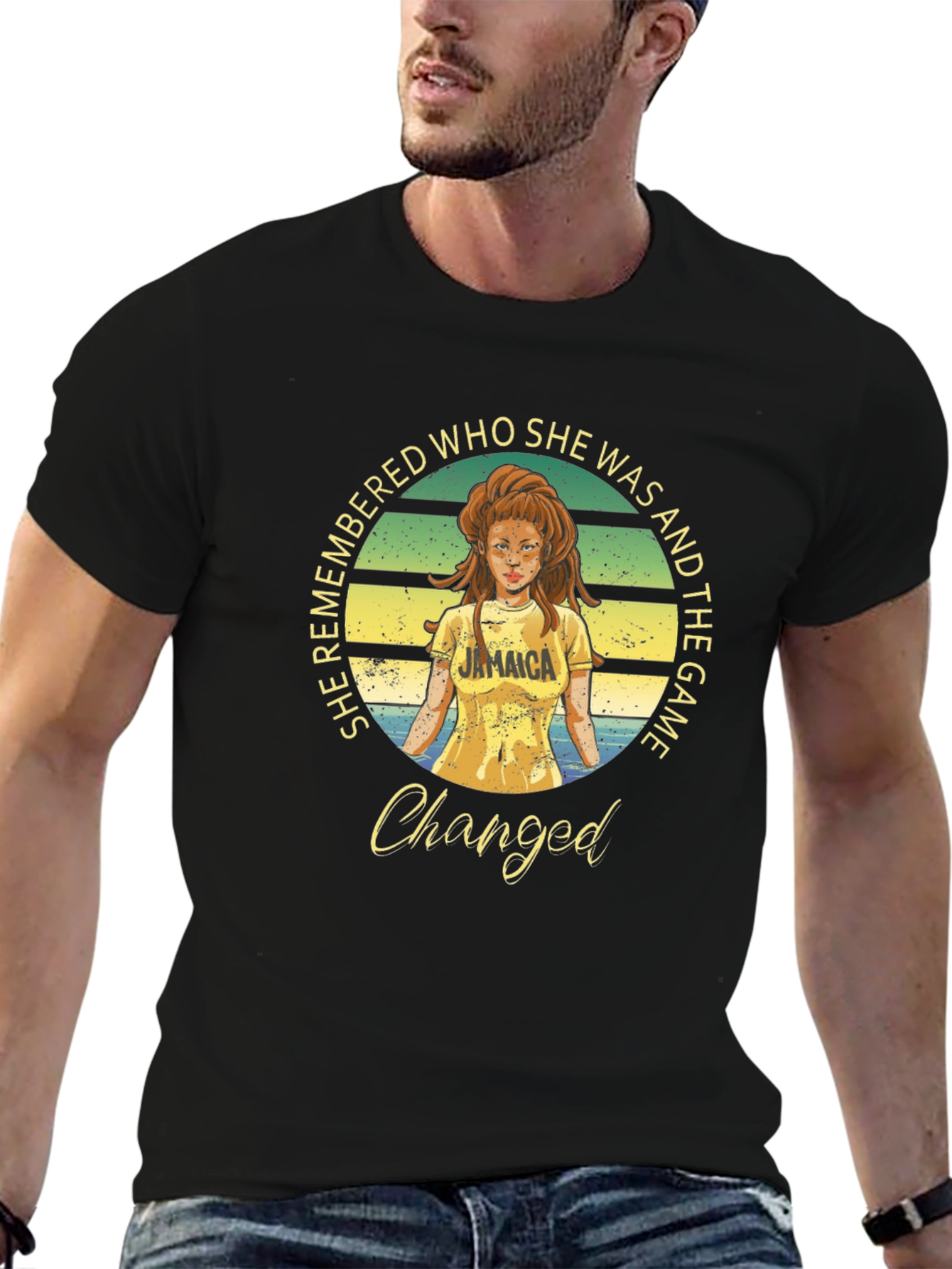 She Remembered Jamaica T-Shirt
