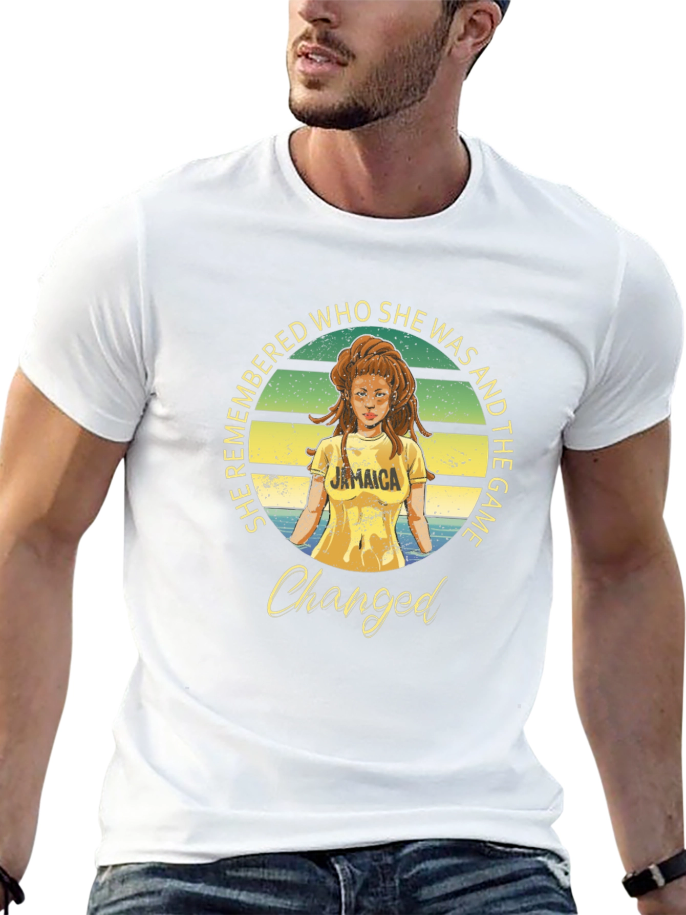 She Remembered Jamaica T-Shirt