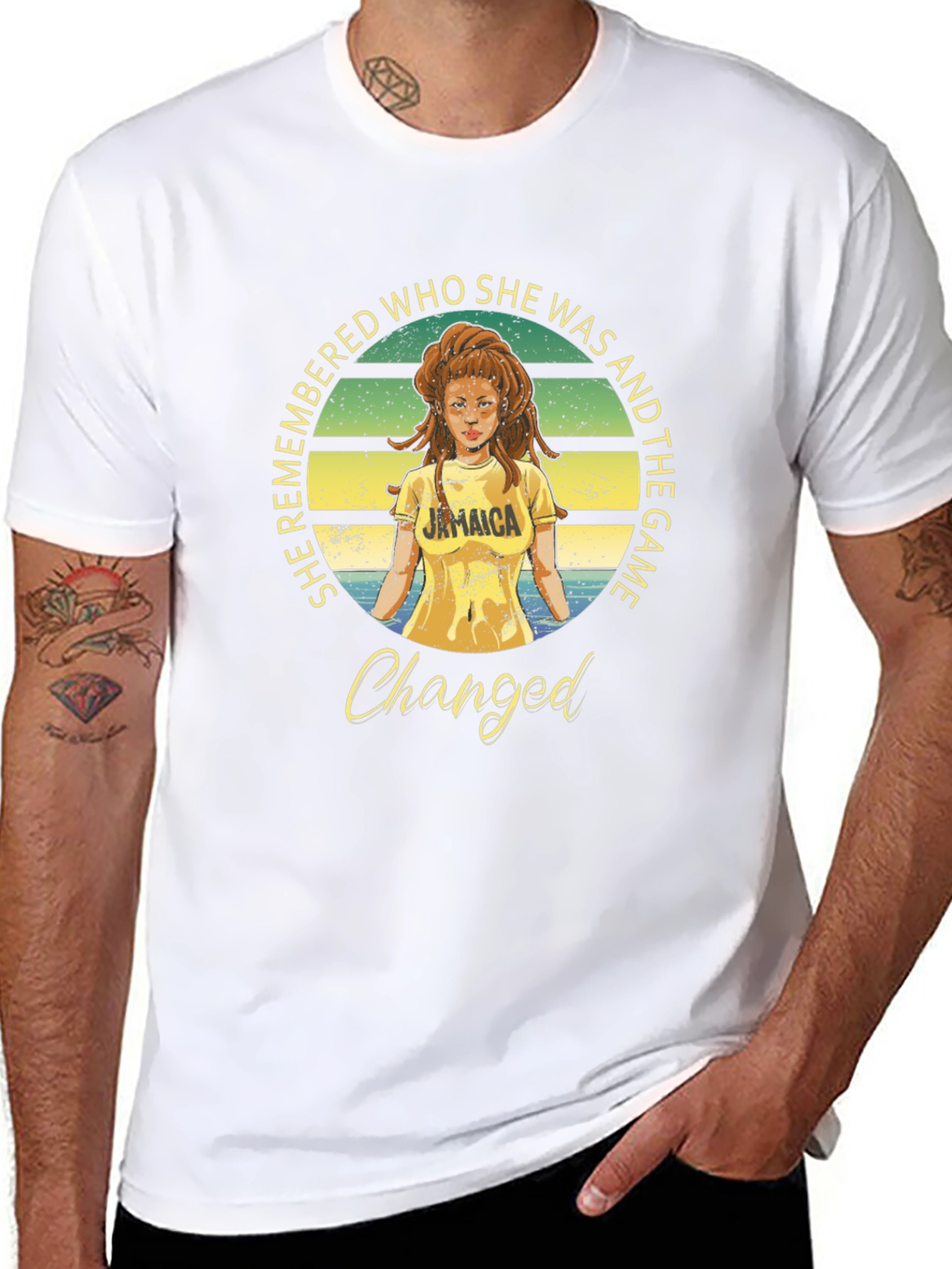 She Remembered Jamaica T-Shirt