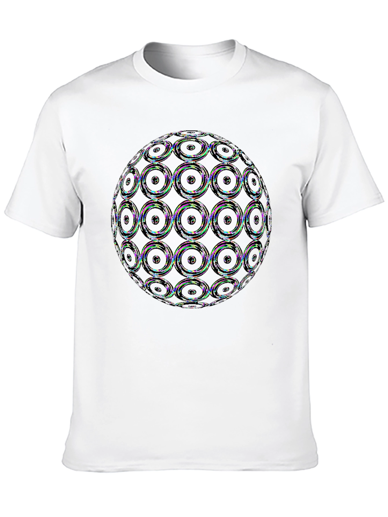 Modern Abstract Orb Graphic T-Shirt