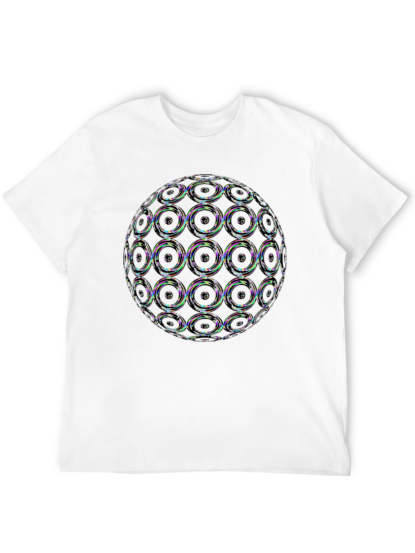 Modern Abstract Orb Graphic T-Shirt