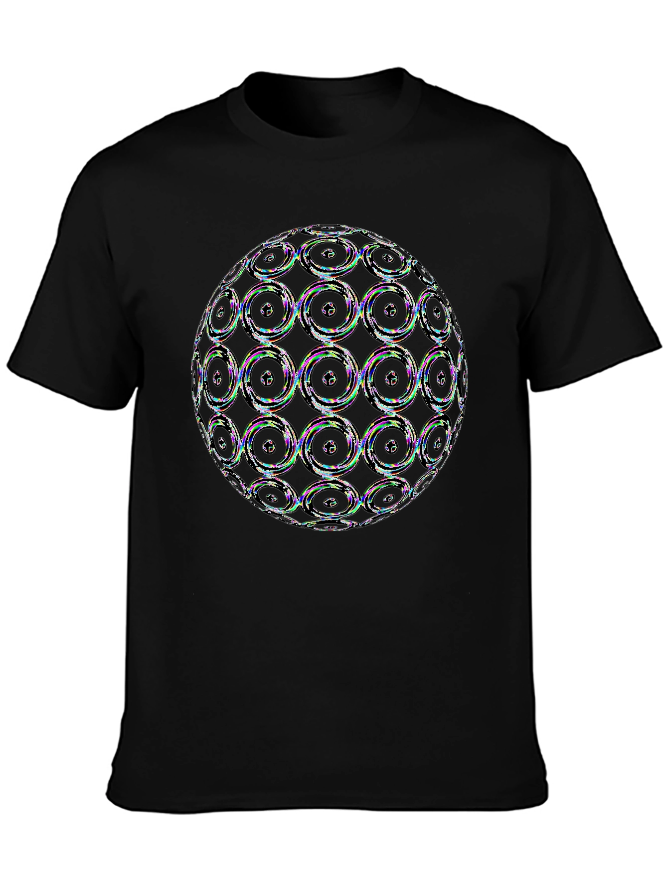 Modern Abstract Orb Graphic T-Shirt