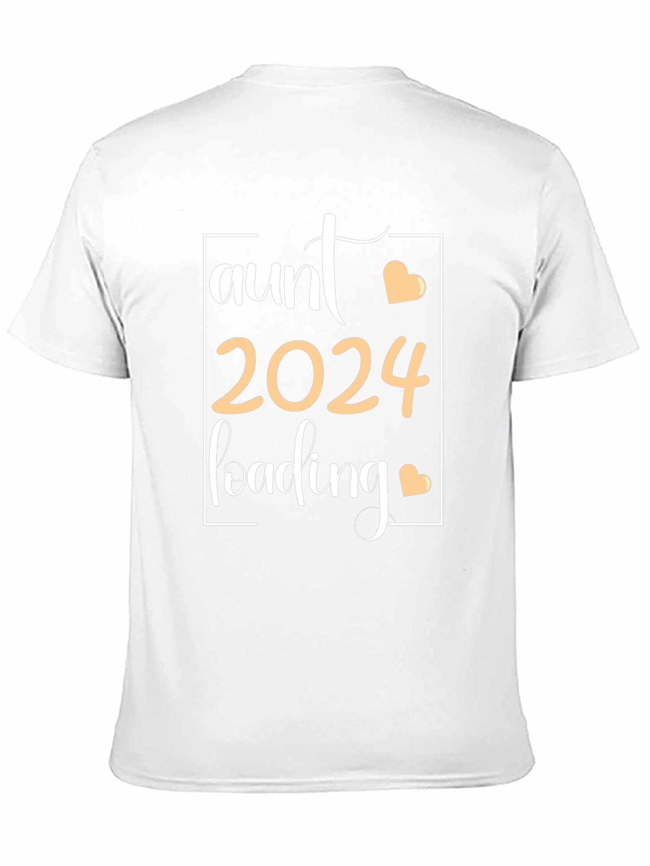 Aunt 2024 Loading T-Shirt - Baby Announcement Tee
