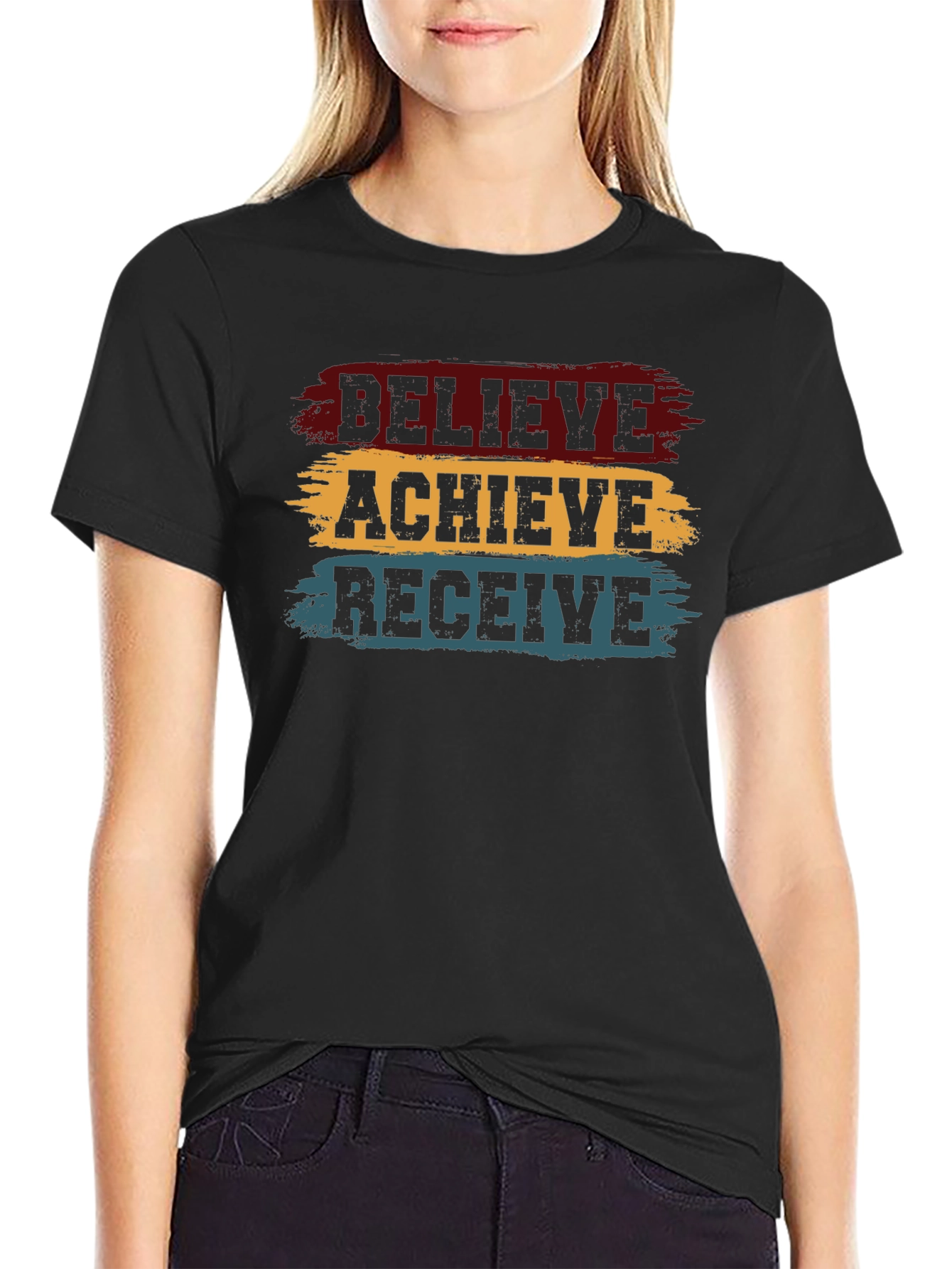 Believe Achieve Receive Graphic Tee