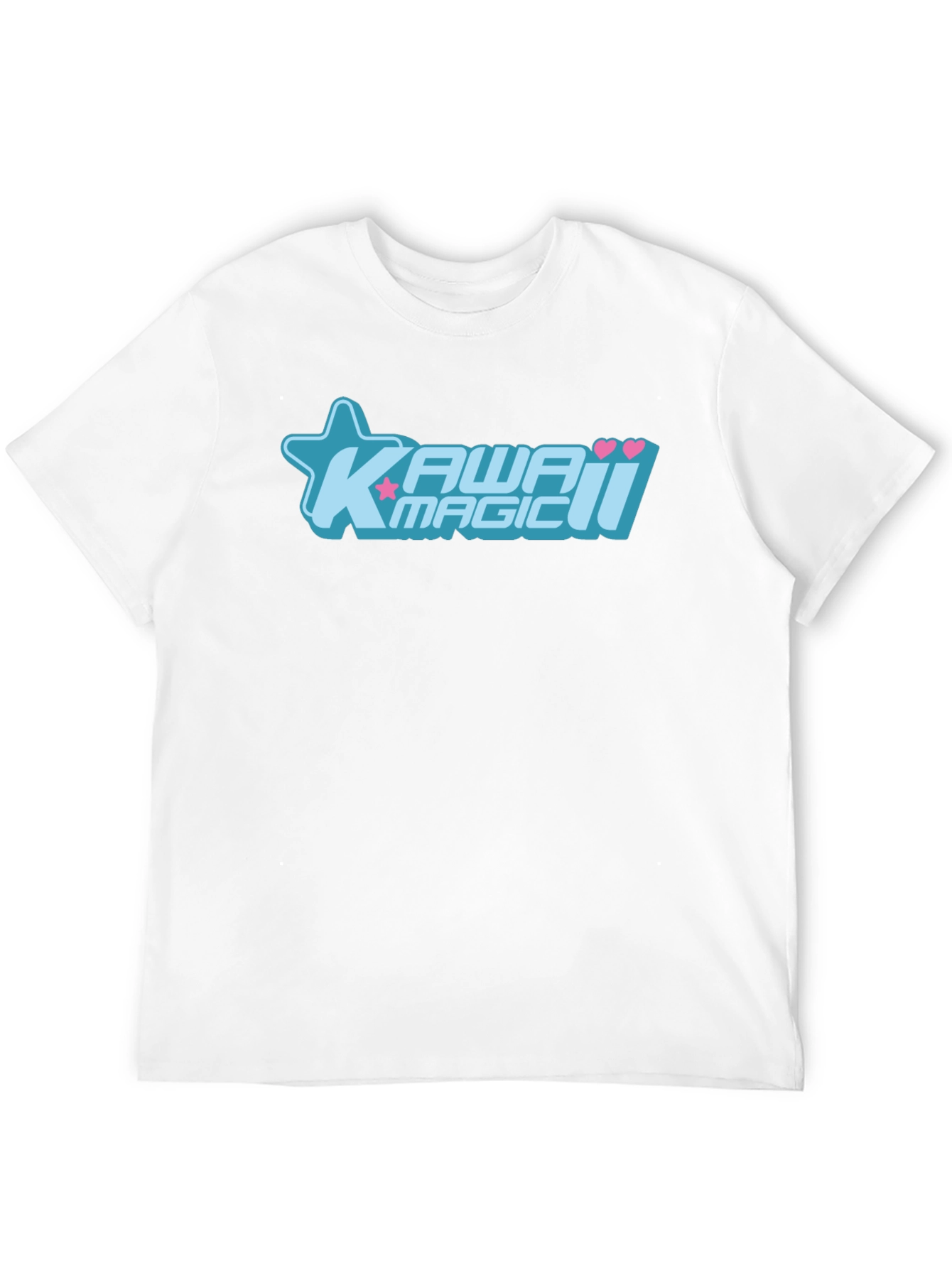 Kawaii Magic Graphic T-Shirt - Black Cotton Tee