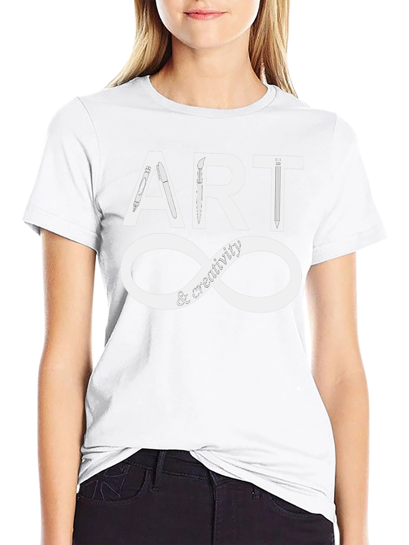 Art & Creativity Infinity T-Shirt - Stylish Graphic Tee