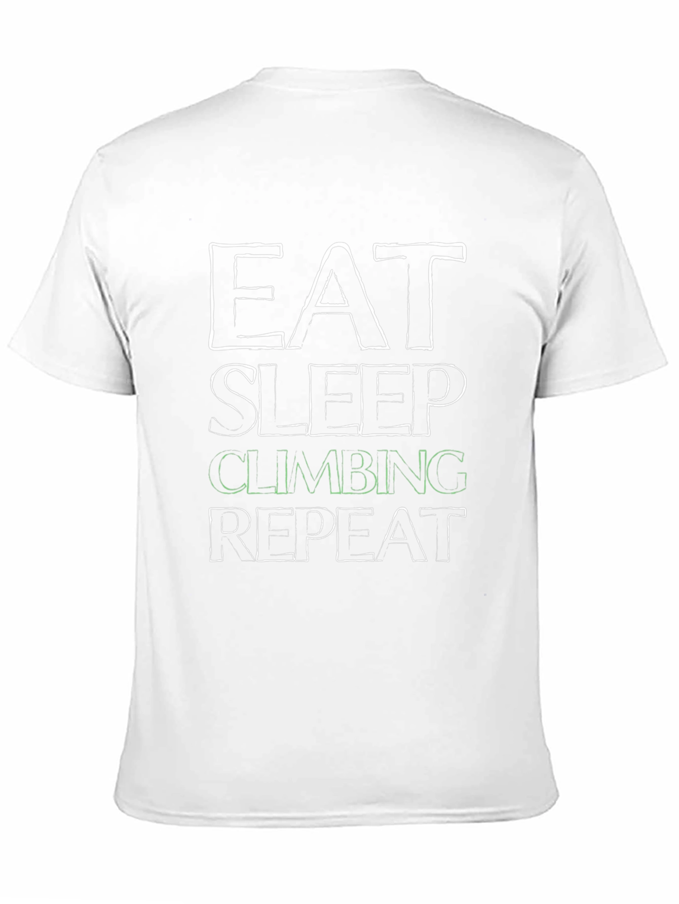 Eat Sleep Climbing Repeat Black T-Shirt