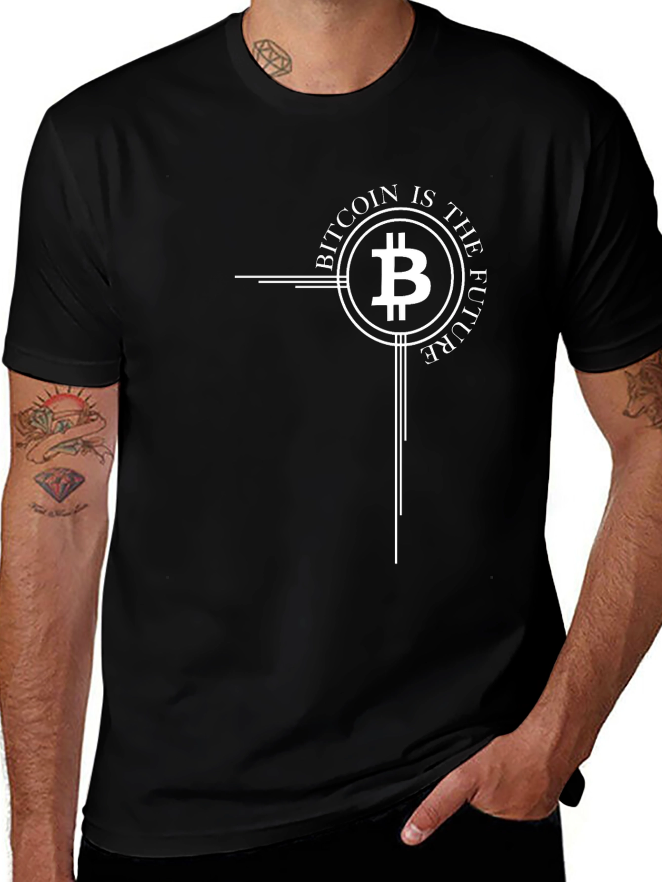 Bitcoin is the Future Graphic Tee - Crypto T-Shirt