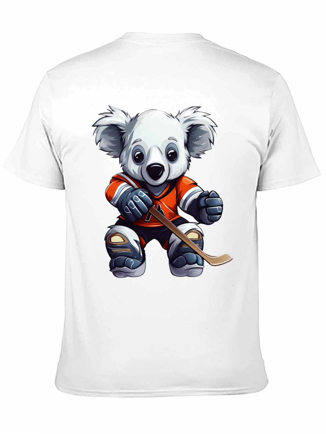 Koala Hockey Player Graphic Tee - Black