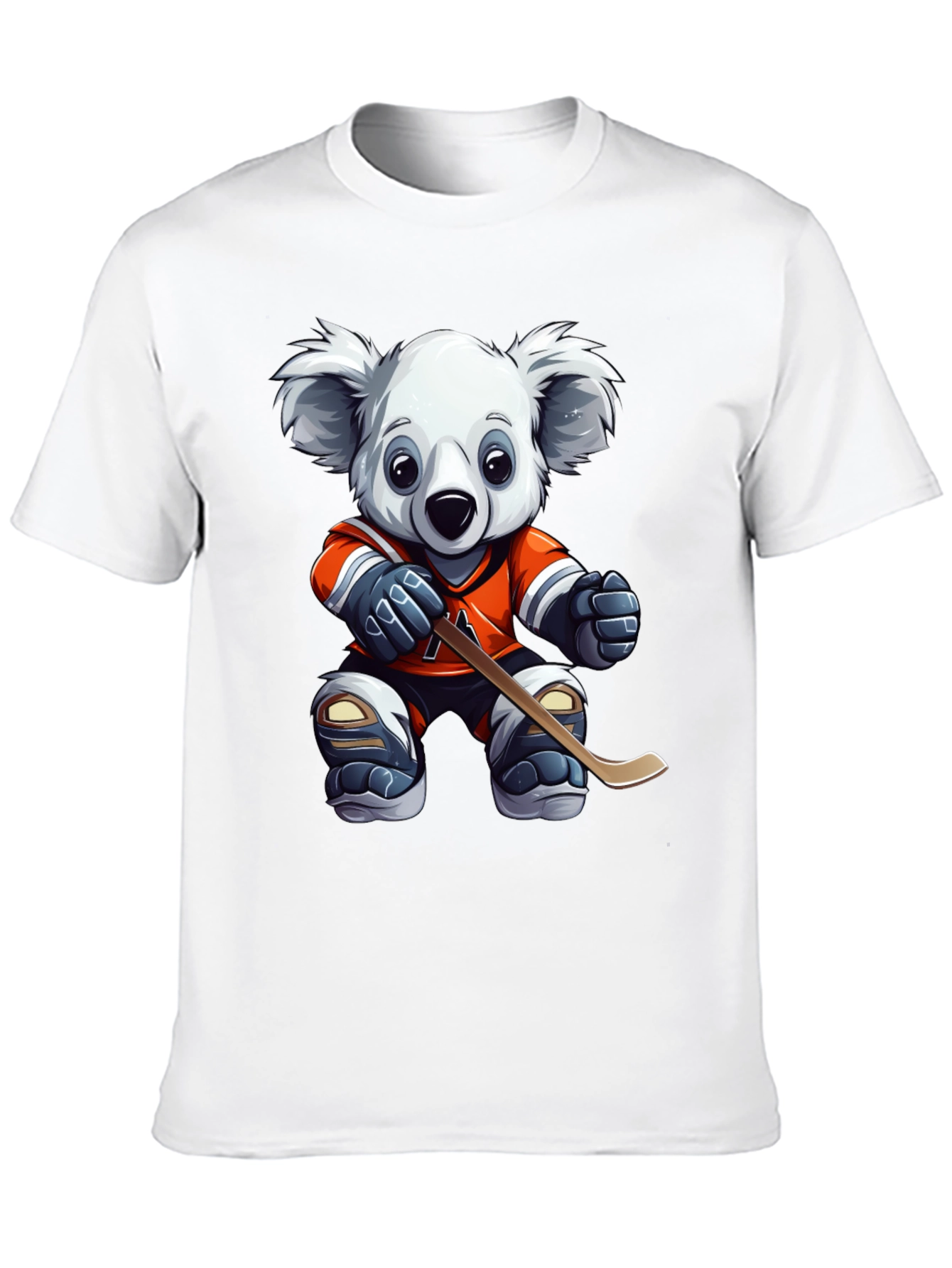 Koala Hockey Player Graphic Tee - Black