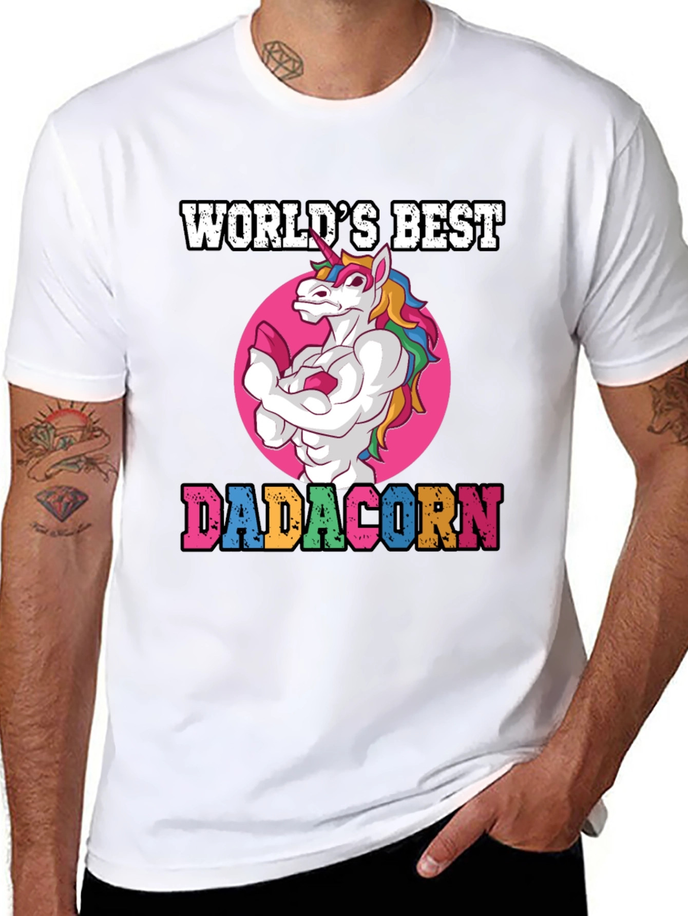 Worlds Best Dadacorn T-Shirt