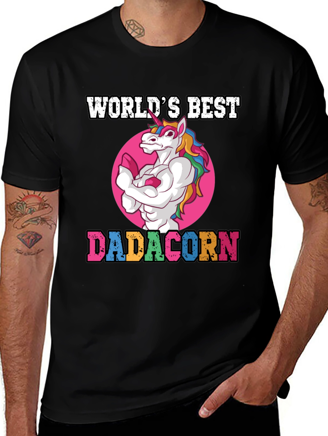 Worlds Best Dadacorn T-Shirt
