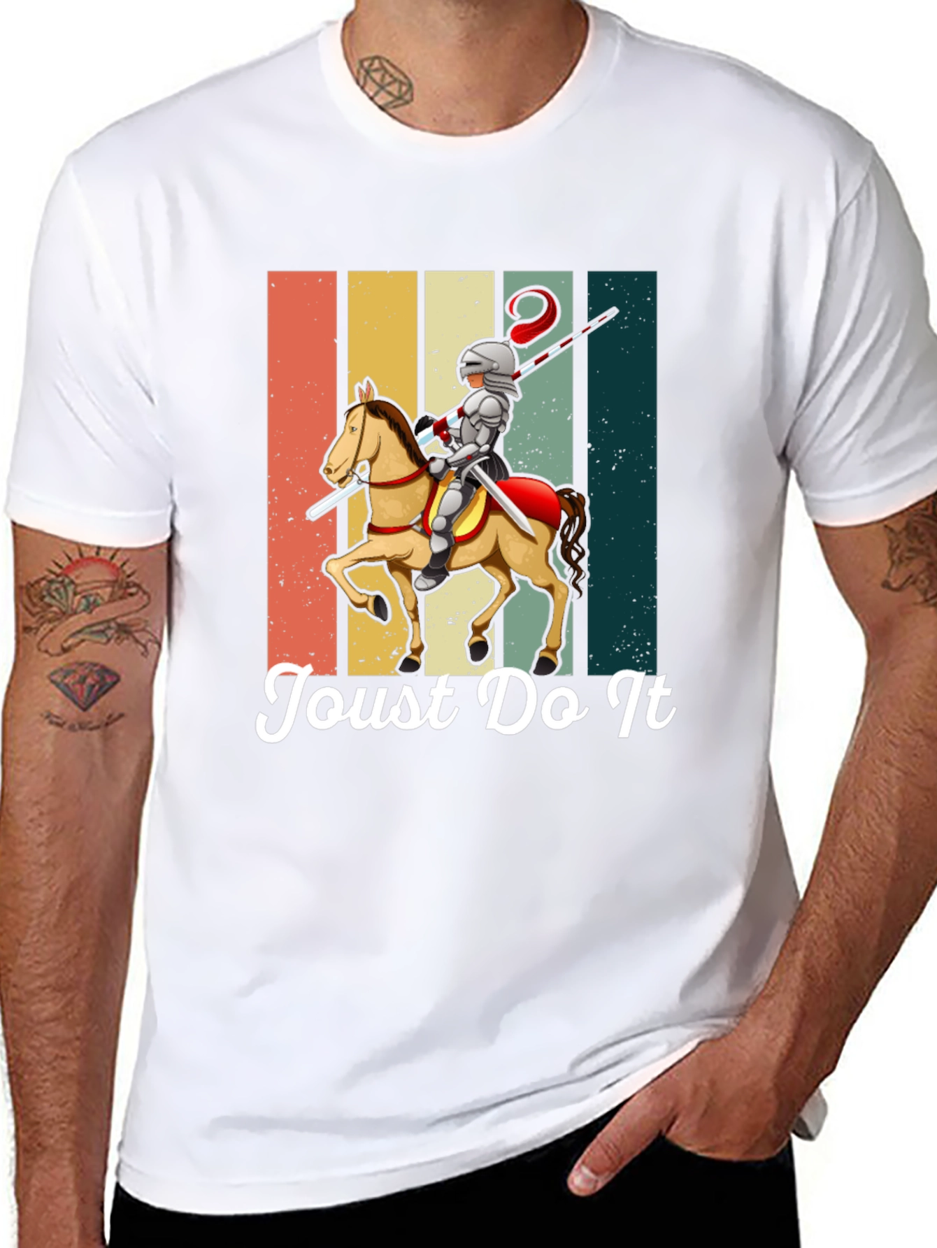 Joust Do It Knight T-Shirt - Medieval Humor