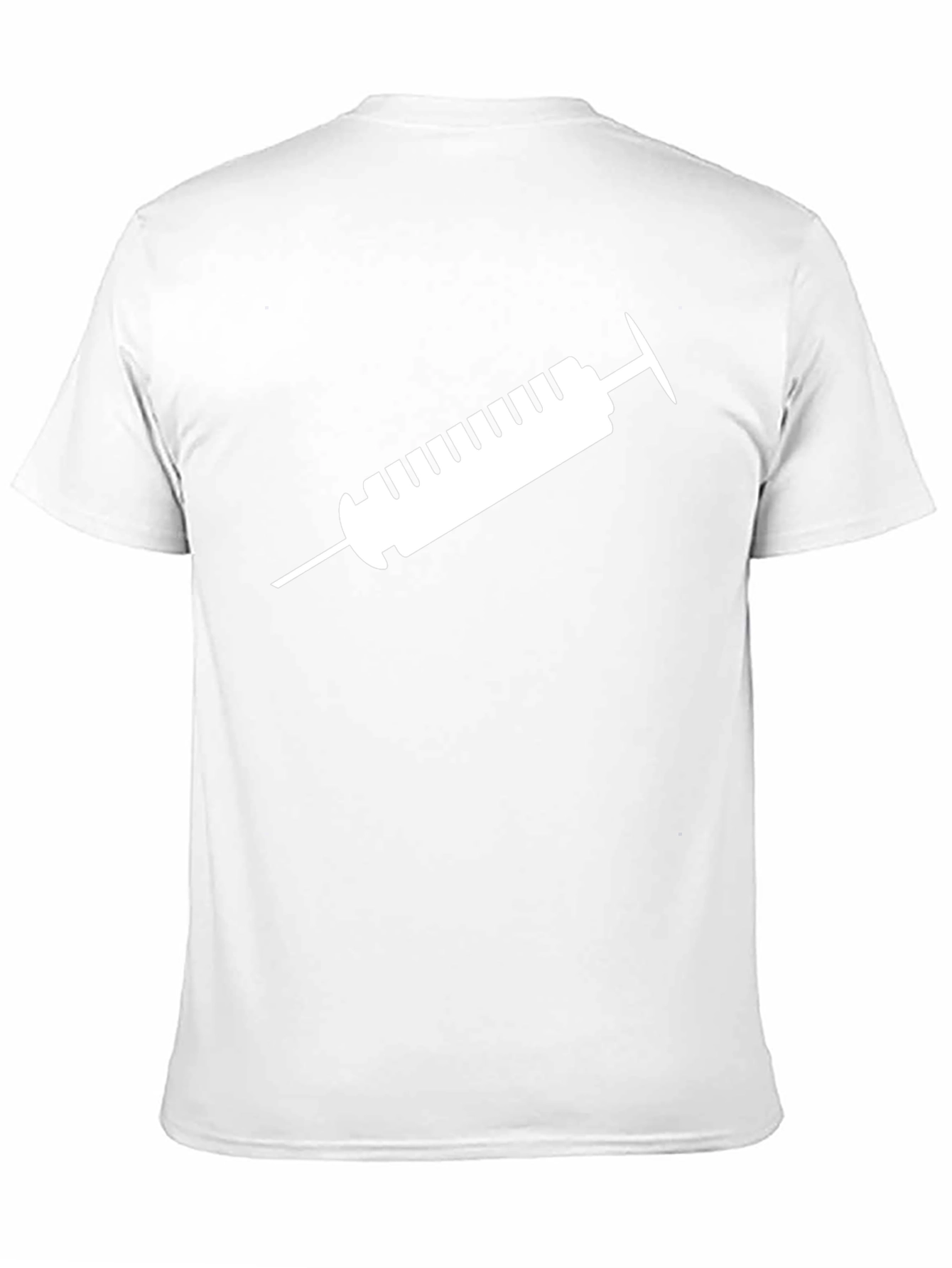Syringe Graphic Tee - Black Cotton T-Shirt