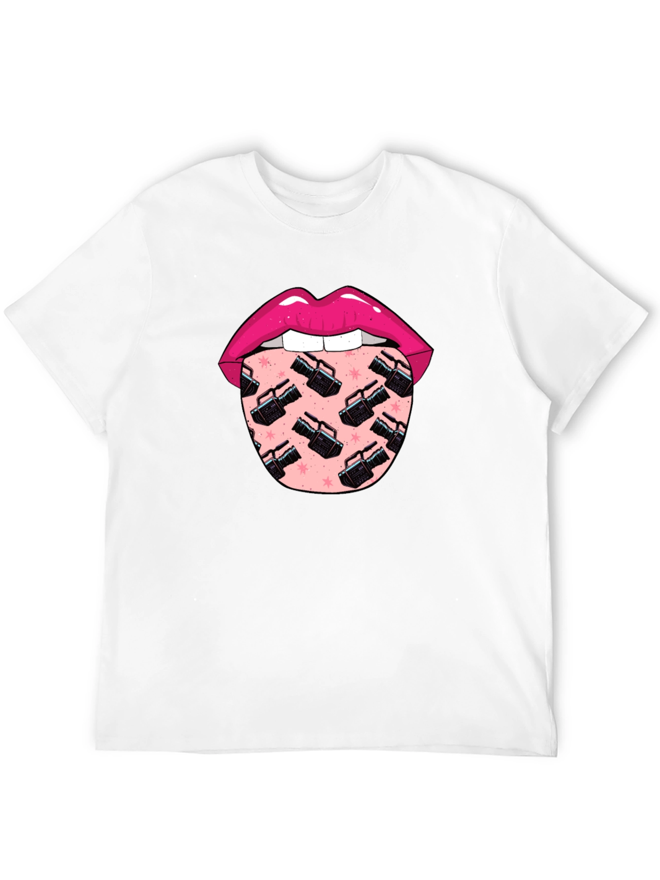 Lips and Camcorder T-Shirt