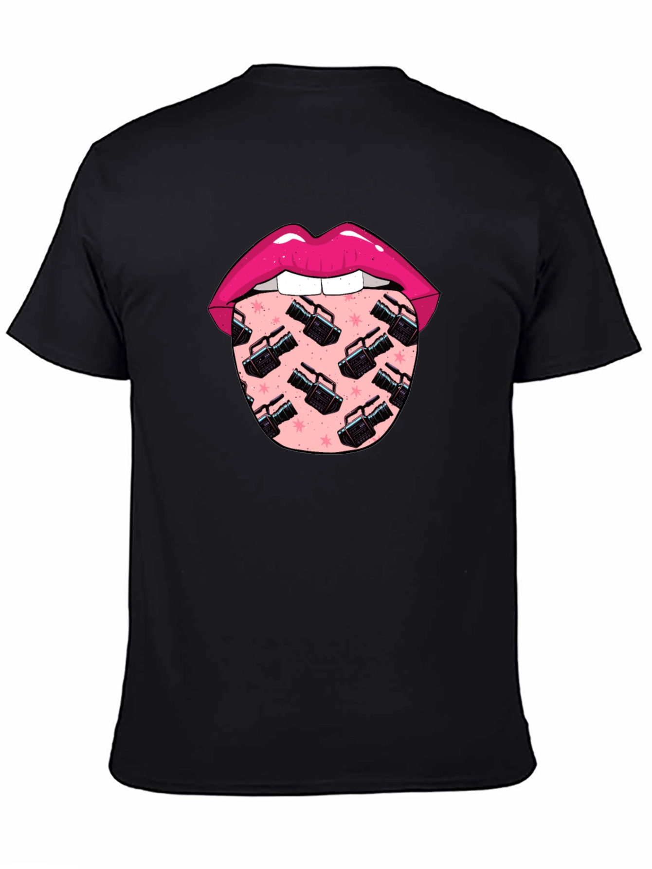 Lips and Camcorder T-Shirt