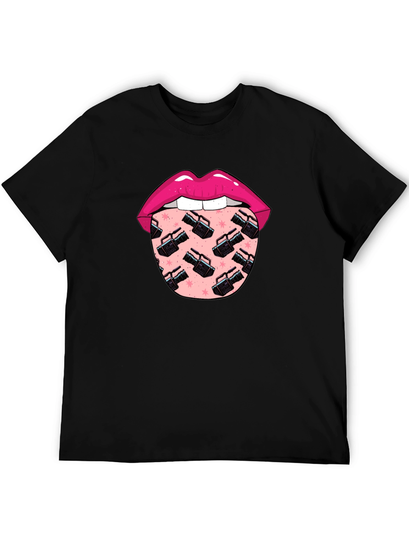 Lips and Camcorder T-Shirt