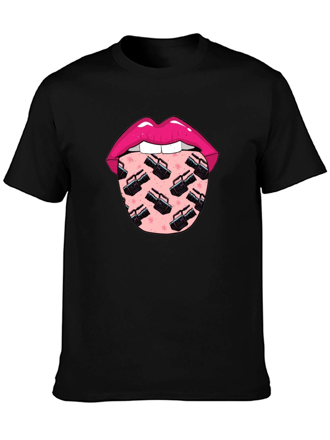 Lips and Camcorder T-Shirt