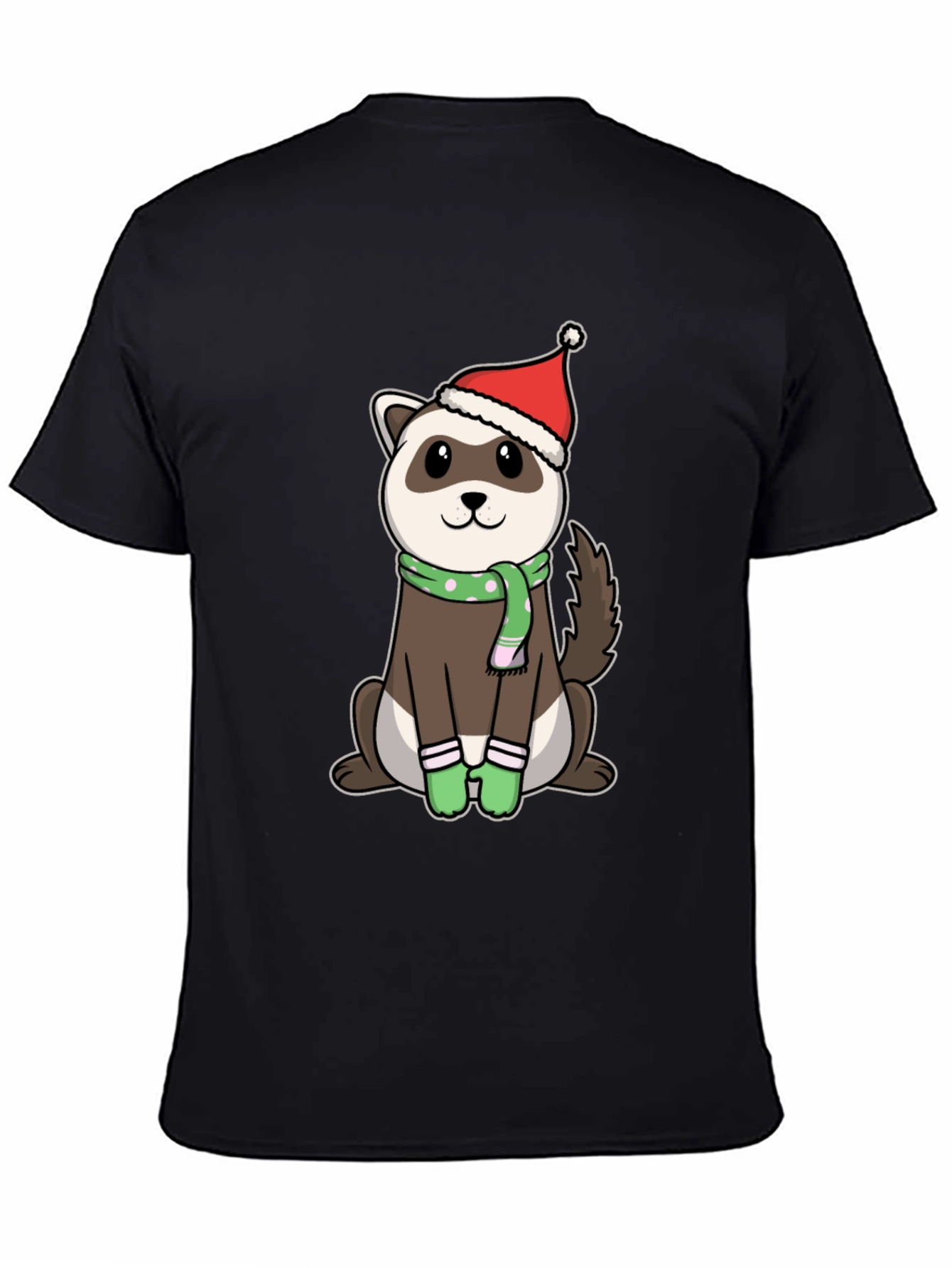 Festive Ferret Christmas T-Shirt