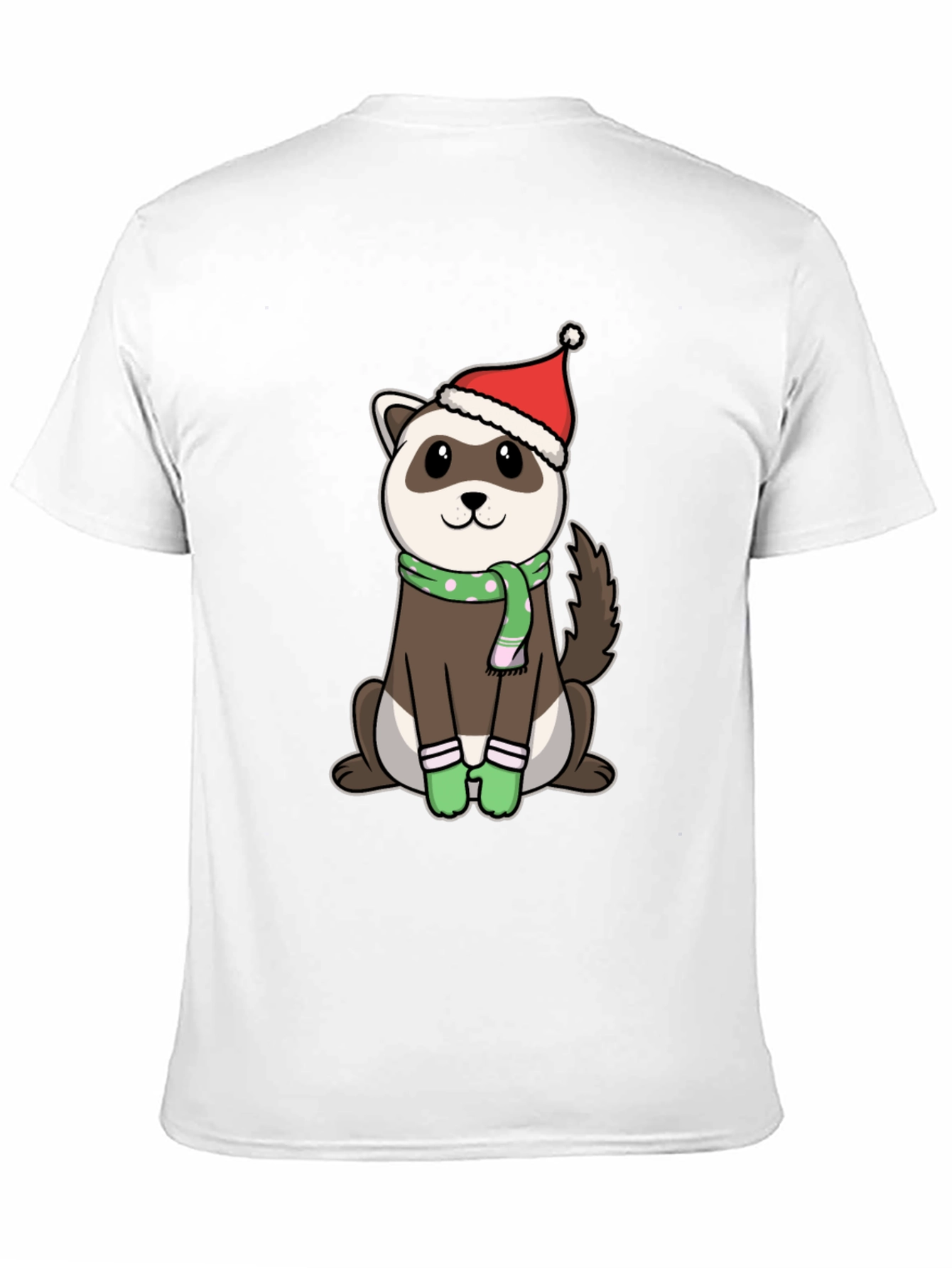 Festive Ferret Christmas T-Shirt
