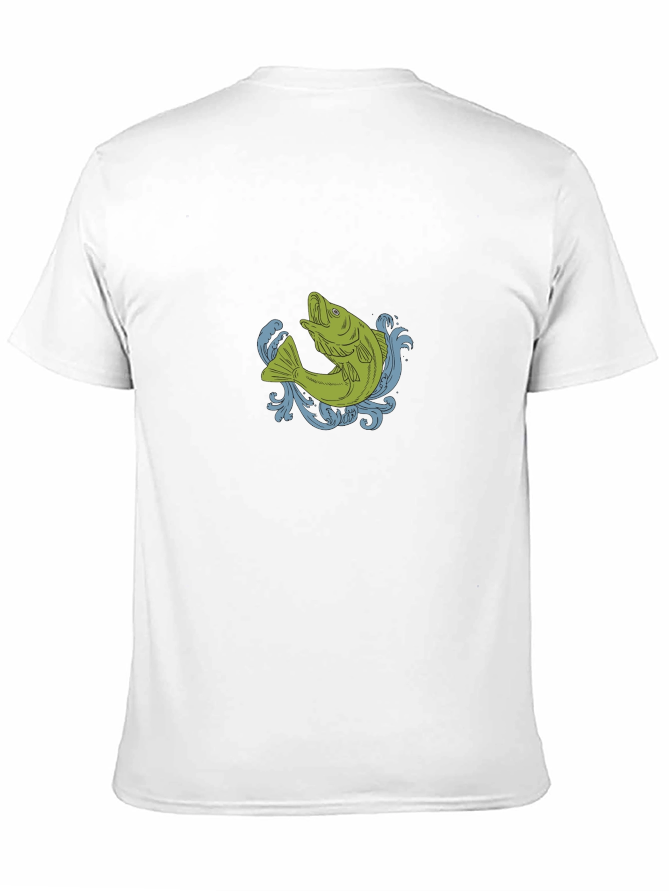 Fish Graphic Black T-Shirt