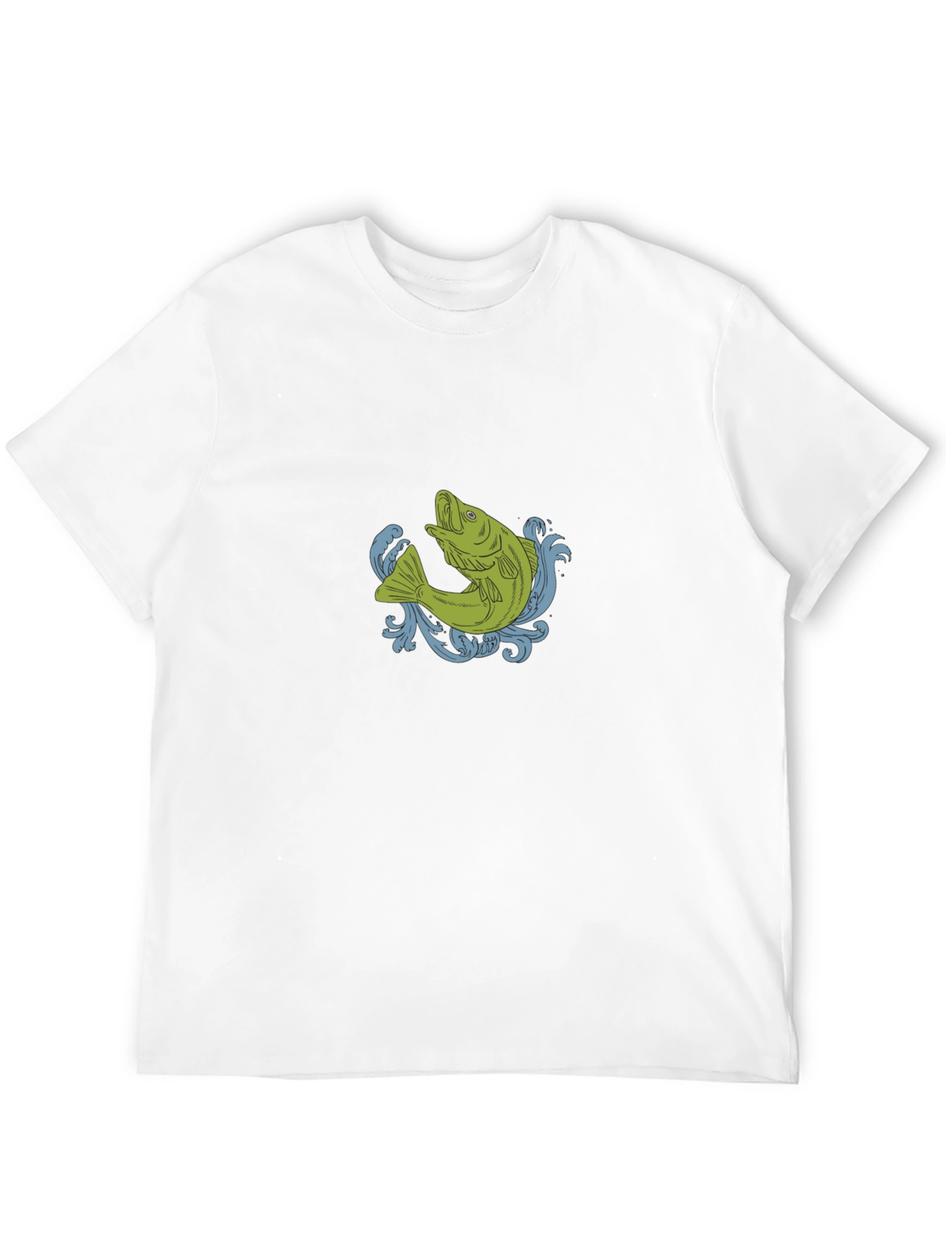 Fish Graphic Black T-Shirt