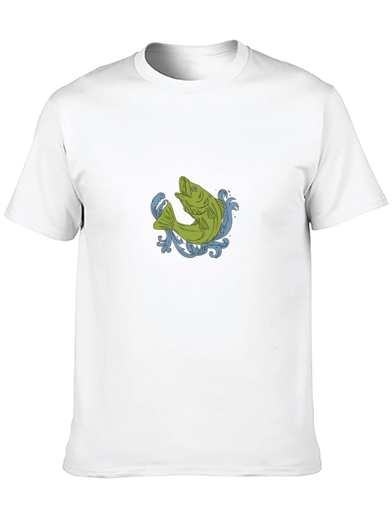 Fish Graphic Black T-Shirt