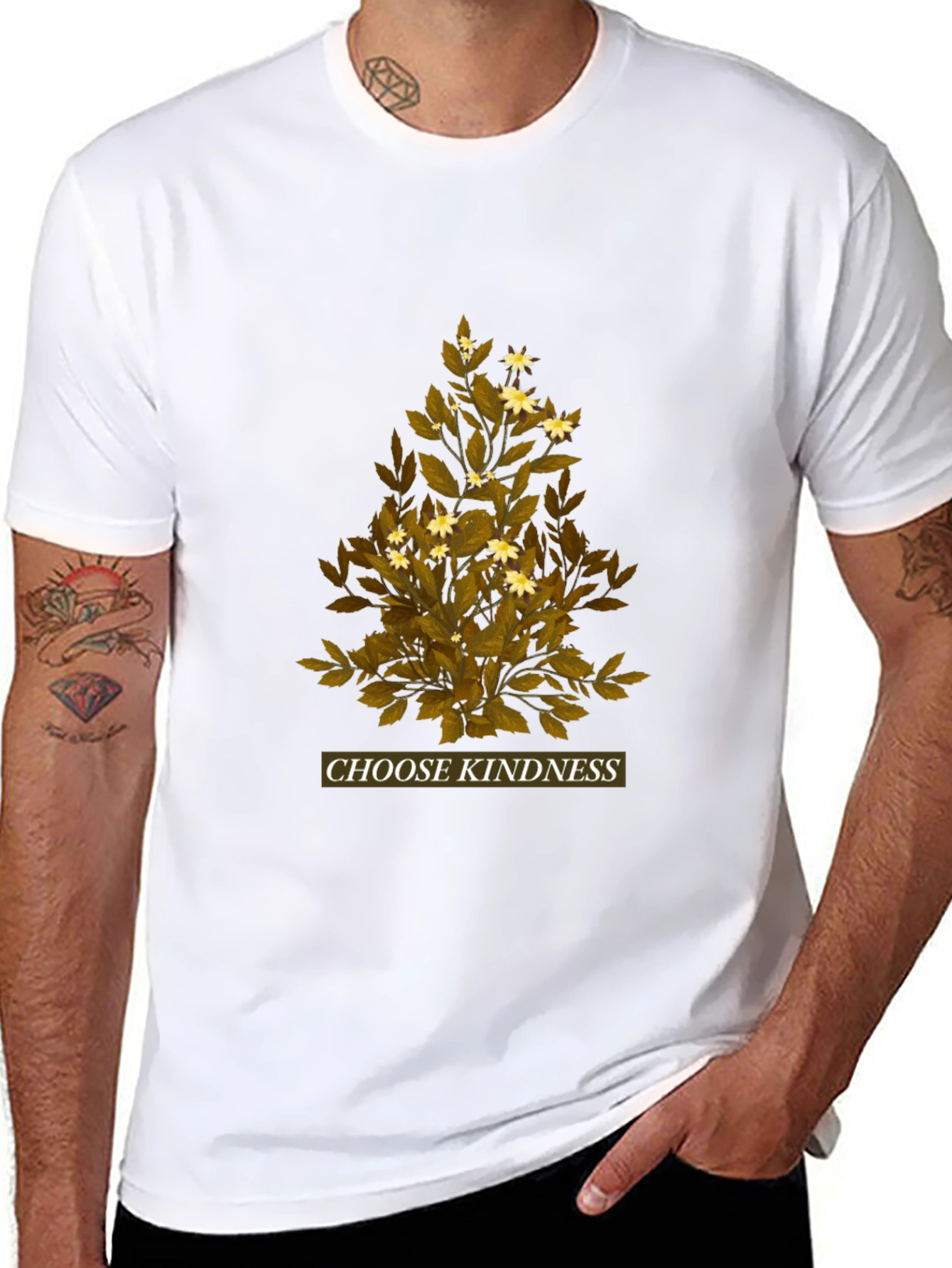 Choose Kindness Graphic Tee - Unisex Black T-Shirt