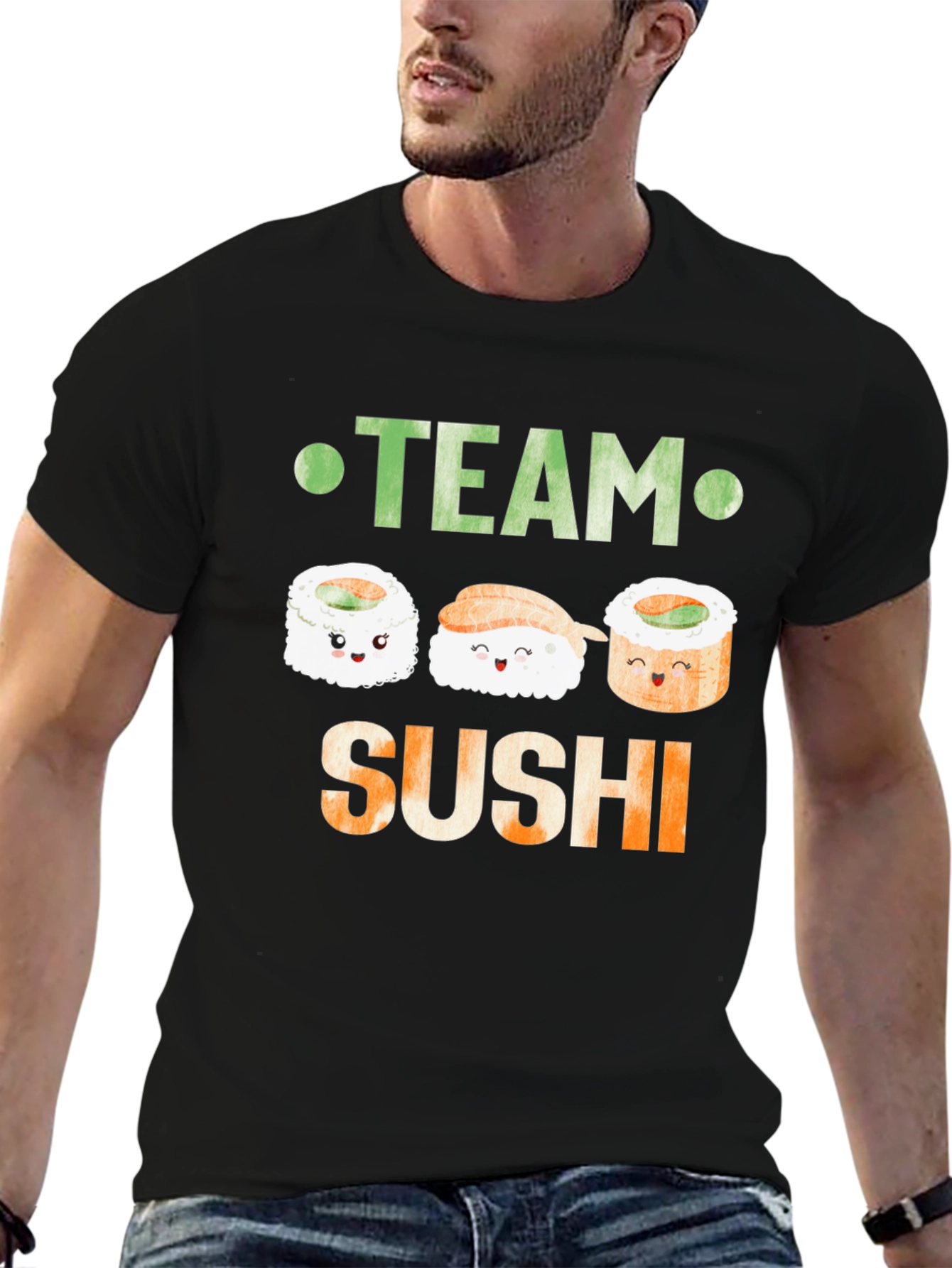 Team Sushi Graphic T-Shirt - Cute Kawaii Style
