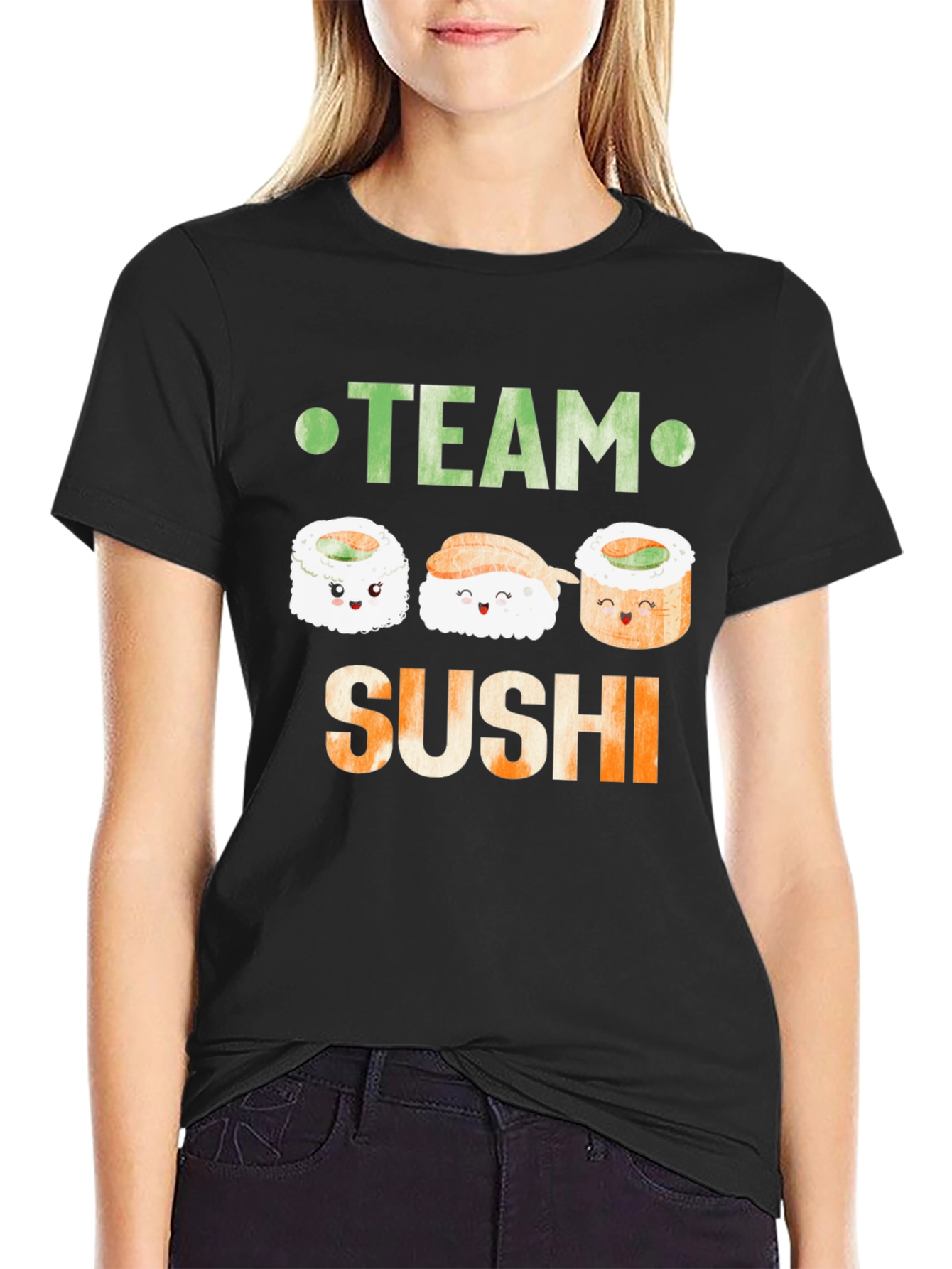 Team Sushi Graphic T-Shirt - Cute Kawaii Style