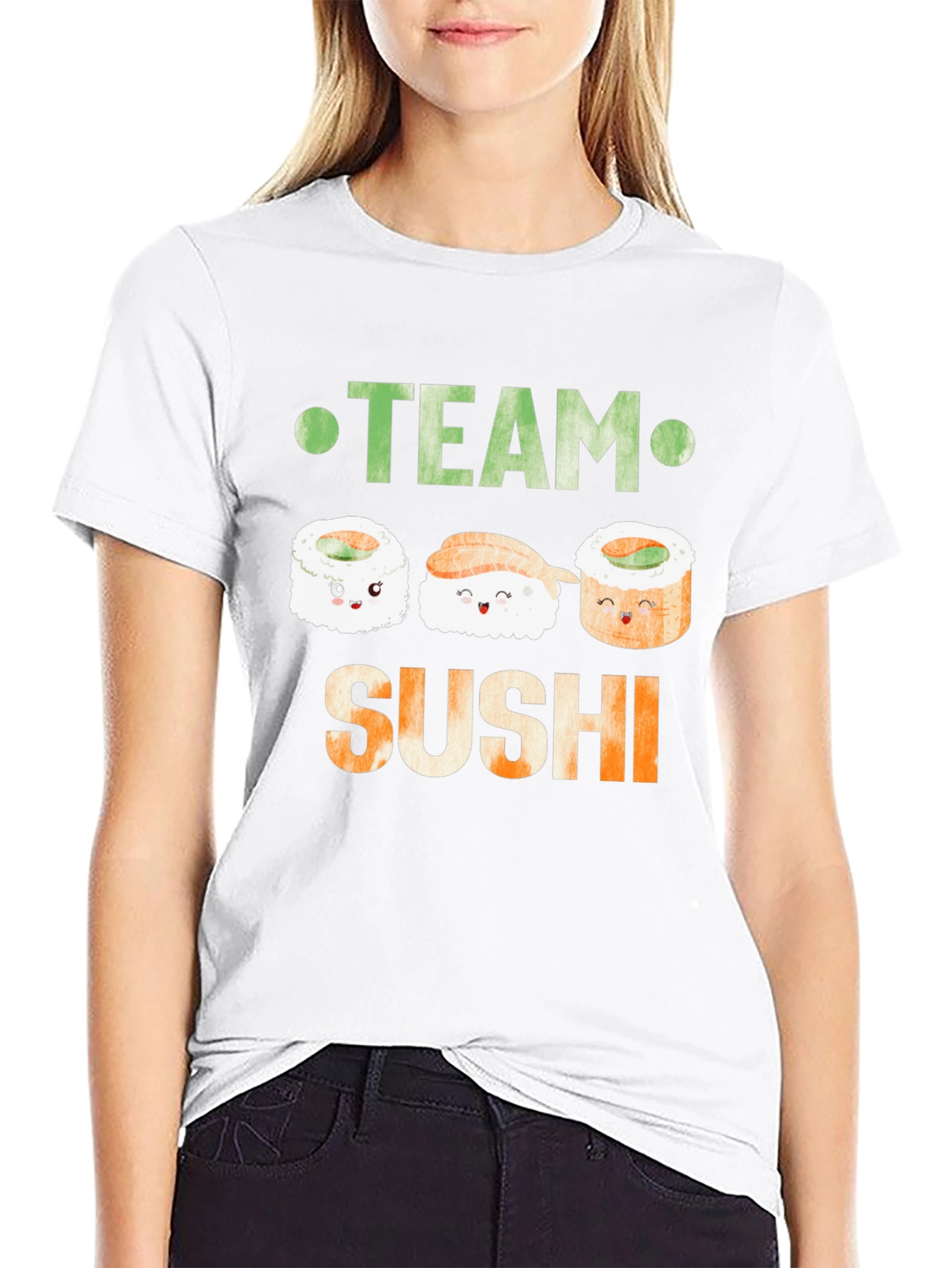 Team Sushi Graphic T-Shirt - Cute Kawaii Style