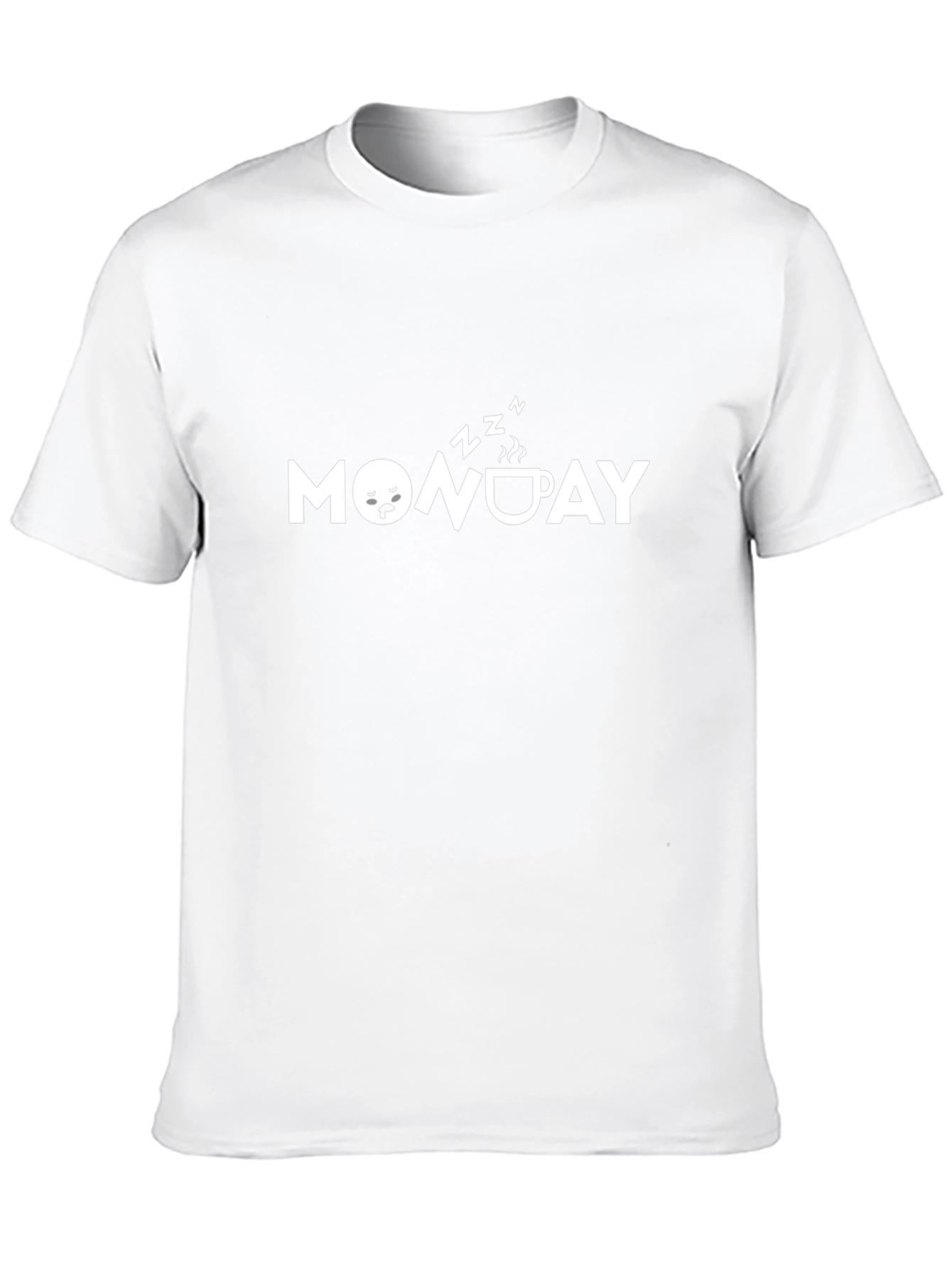 Monday Sleepy Coffee T-Shirt - Black