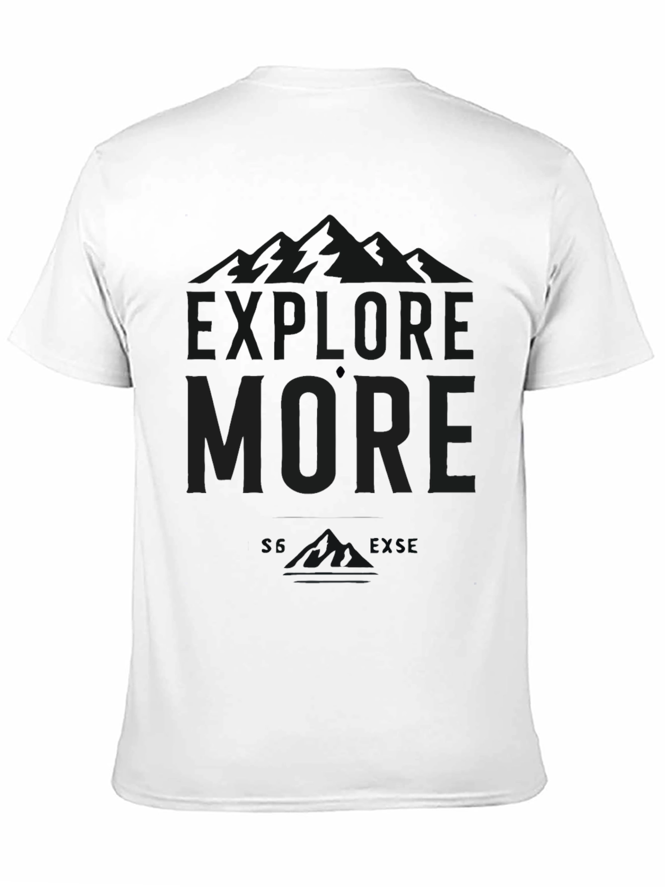 Black Graphic T-Shirt - Love More