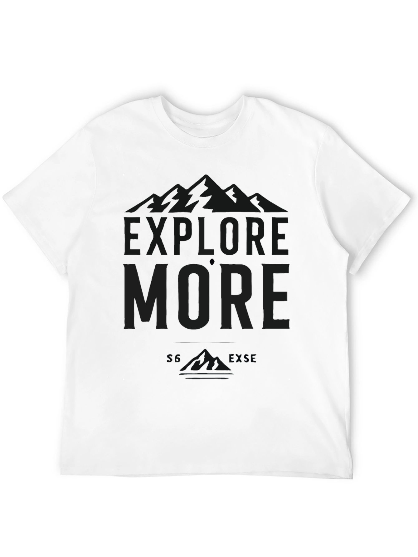 Black Graphic T-Shirt - Love More