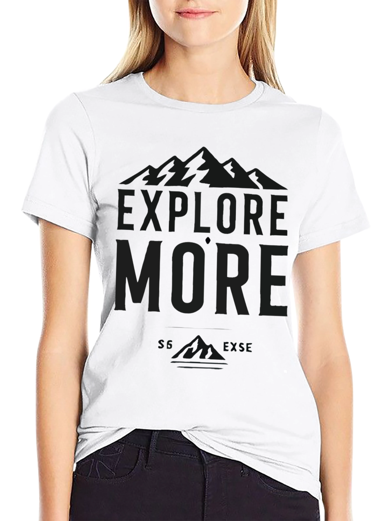 Black Graphic T-Shirt - Love More