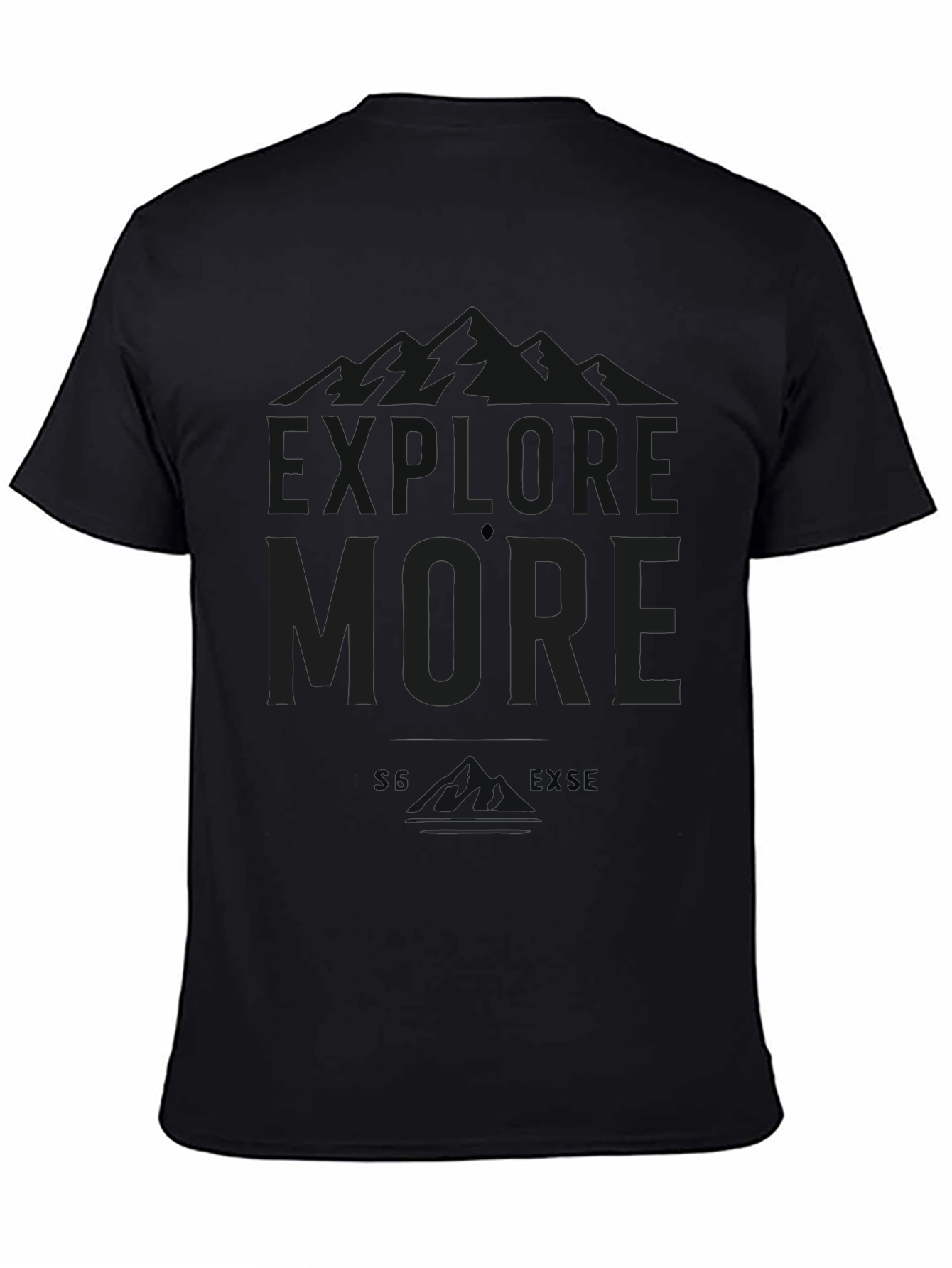 Black Graphic T-Shirt - Love More