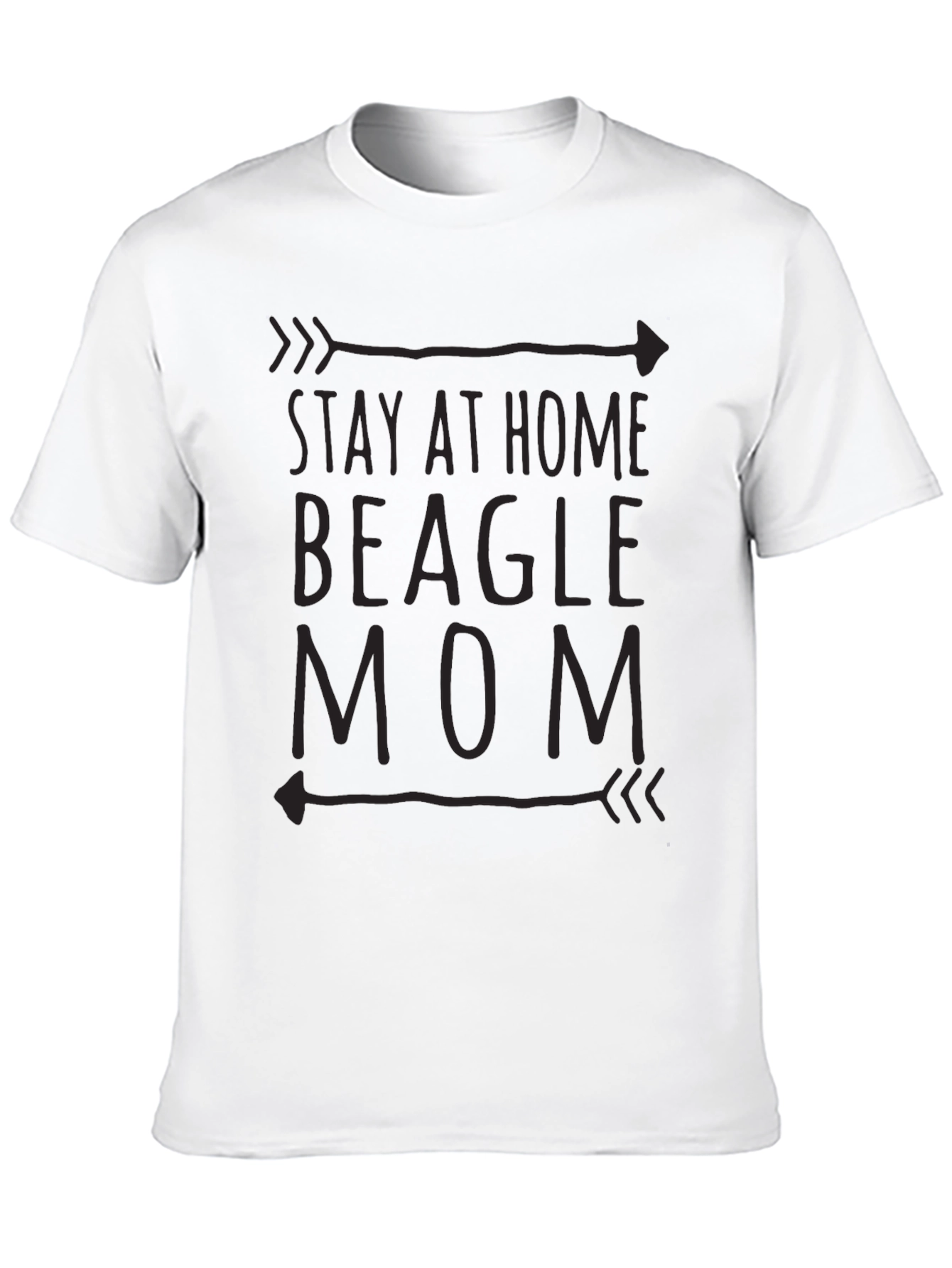 Stay at Home Beagle Mom T-Shirt – Cute Dog Mom Tee