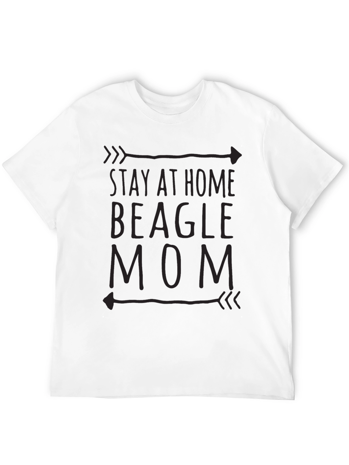 Stay at Home Beagle Mom T-Shirt – Cute Dog Mom Tee