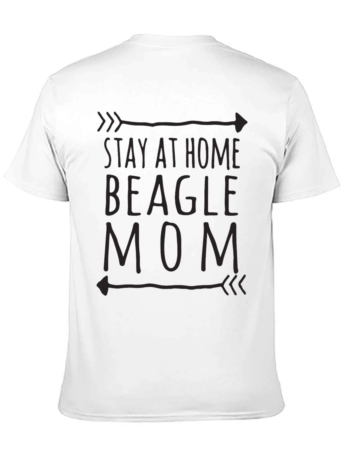 Stay at Home Beagle Mom T-Shirt – Cute Dog Mom Tee