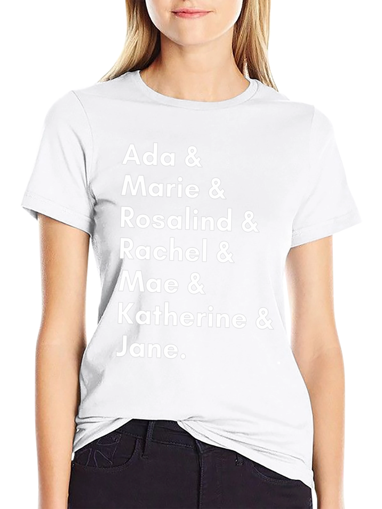 Ada Marie Rosalind Rachel Mae Katherine Jane T-Shirt | Personalized Name Tee | Custom Name Gift Shirt | Cute Typography Graphic | Free Shipping $50+