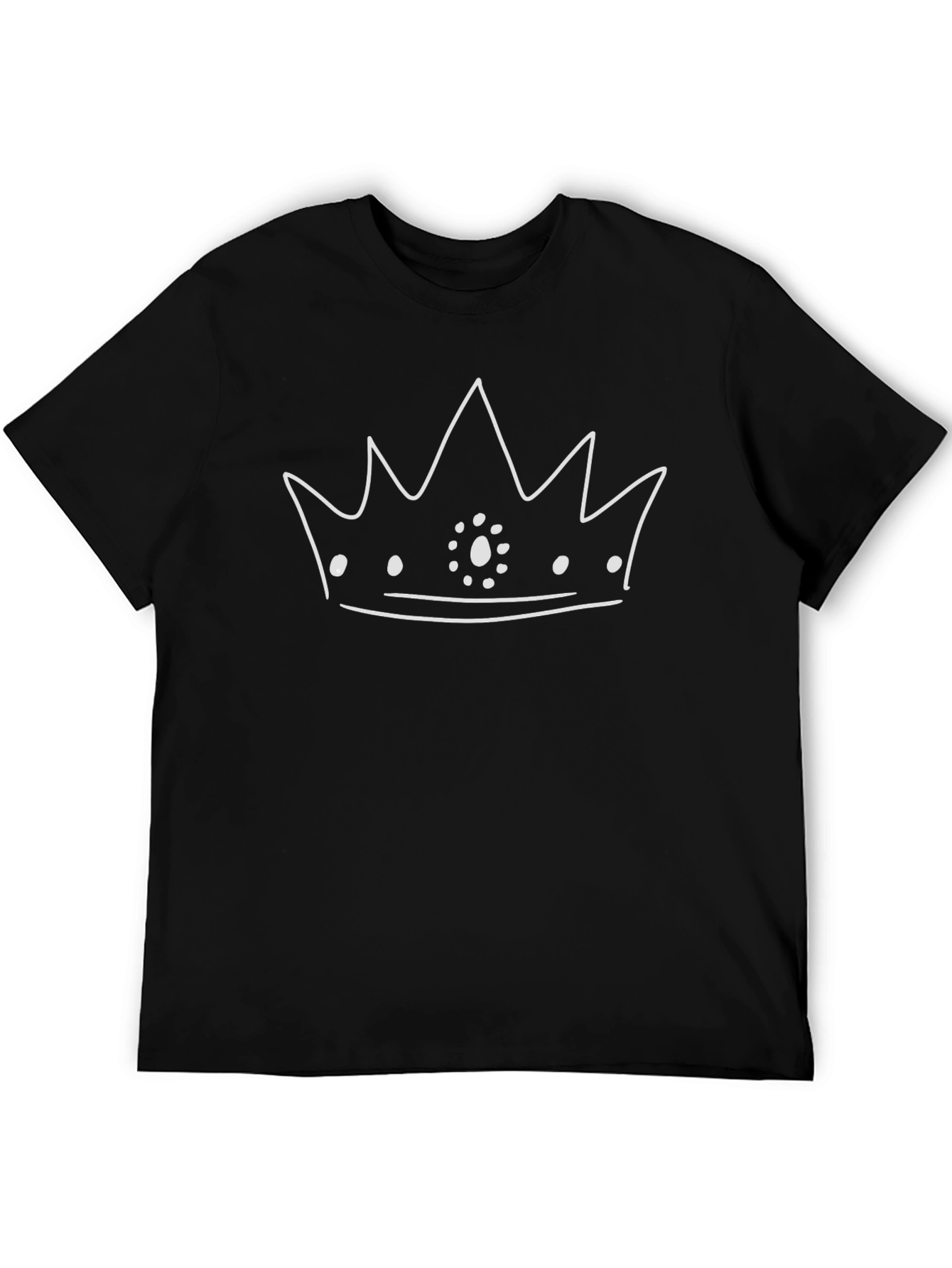 Crown Graphic Tee - Black