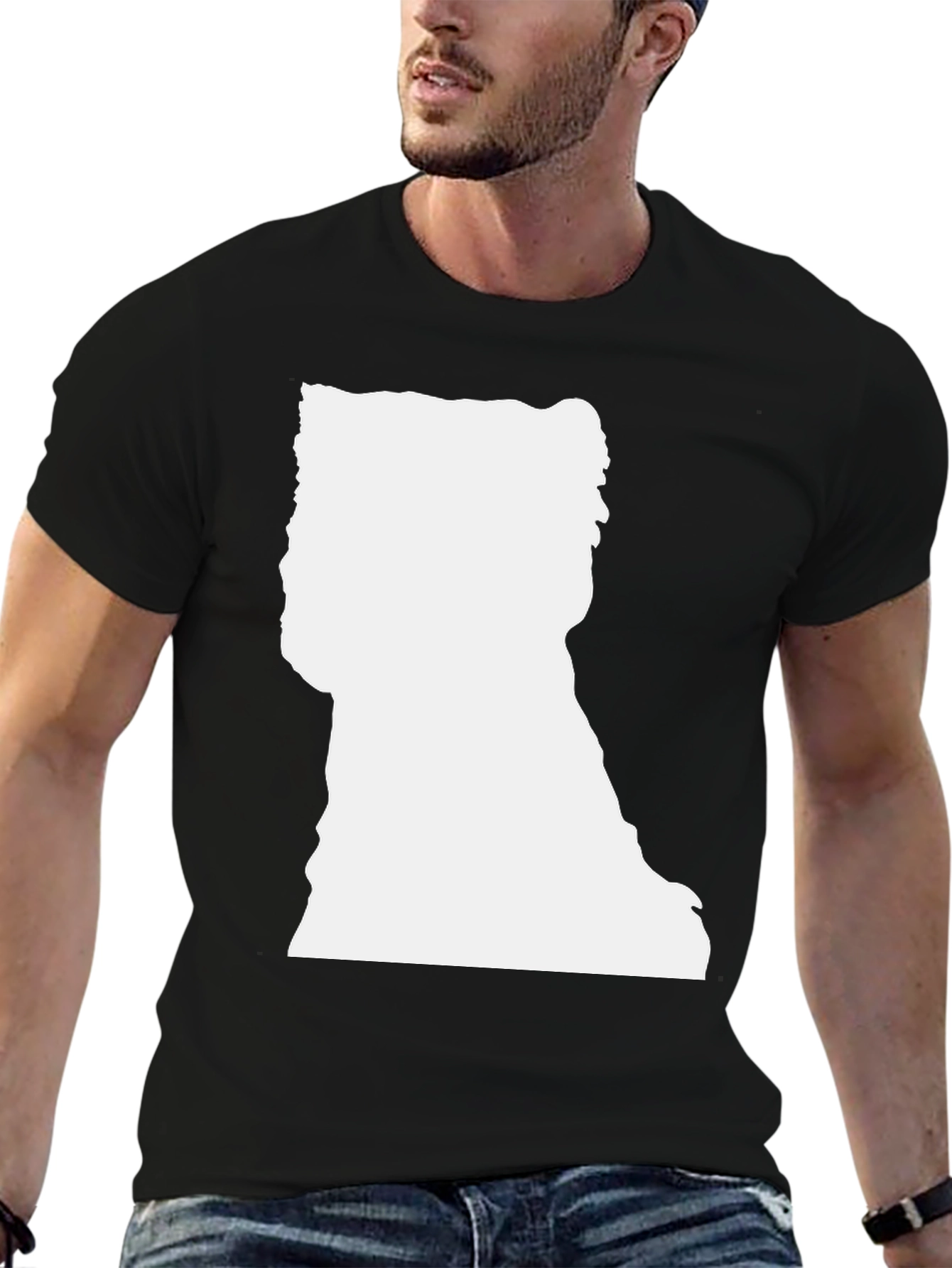 Silhouette Graphic Tee - Mens Casual T-Shirt