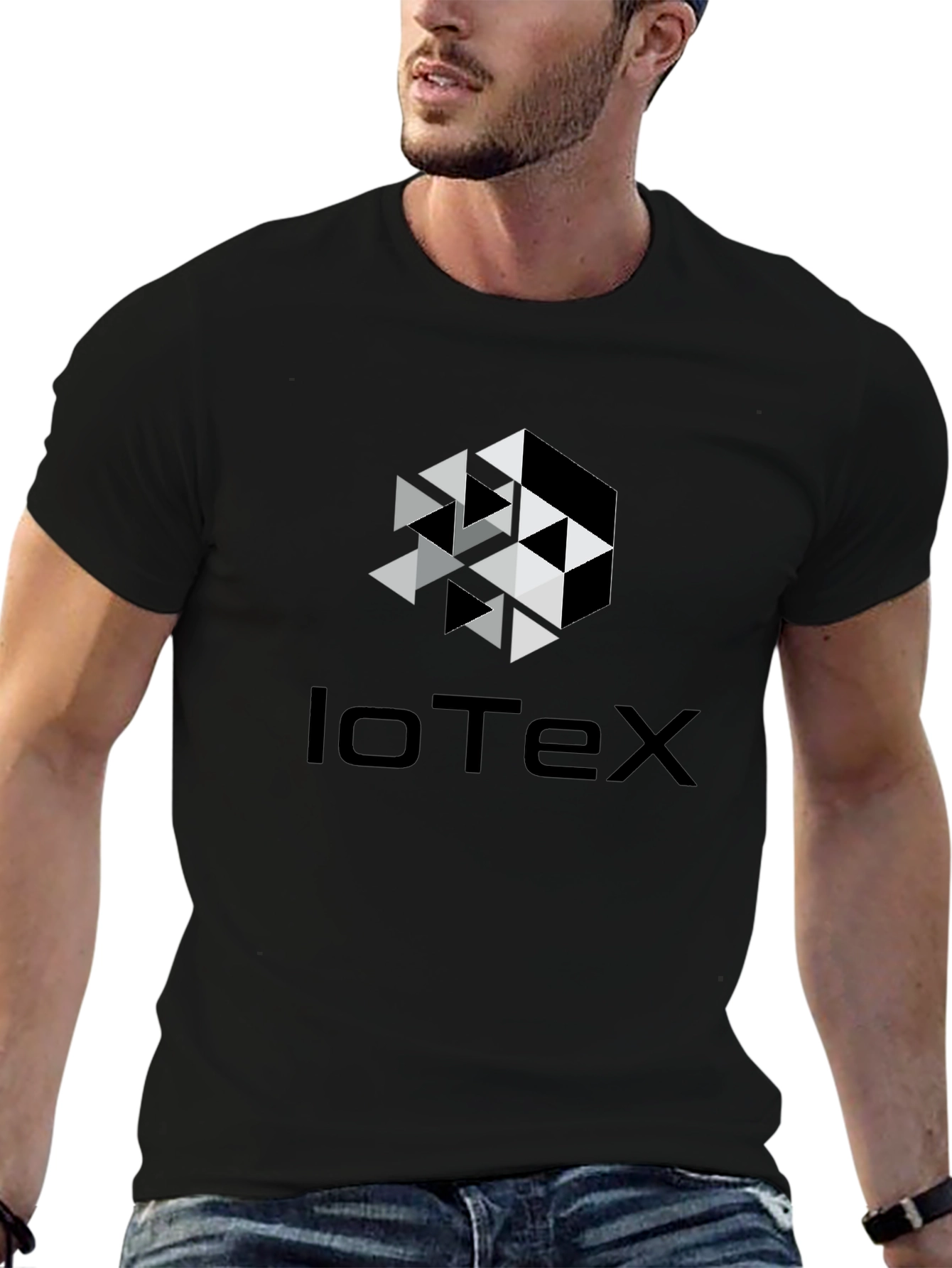IoTex Hexagon Graphic Tee - Modern Casual Wear