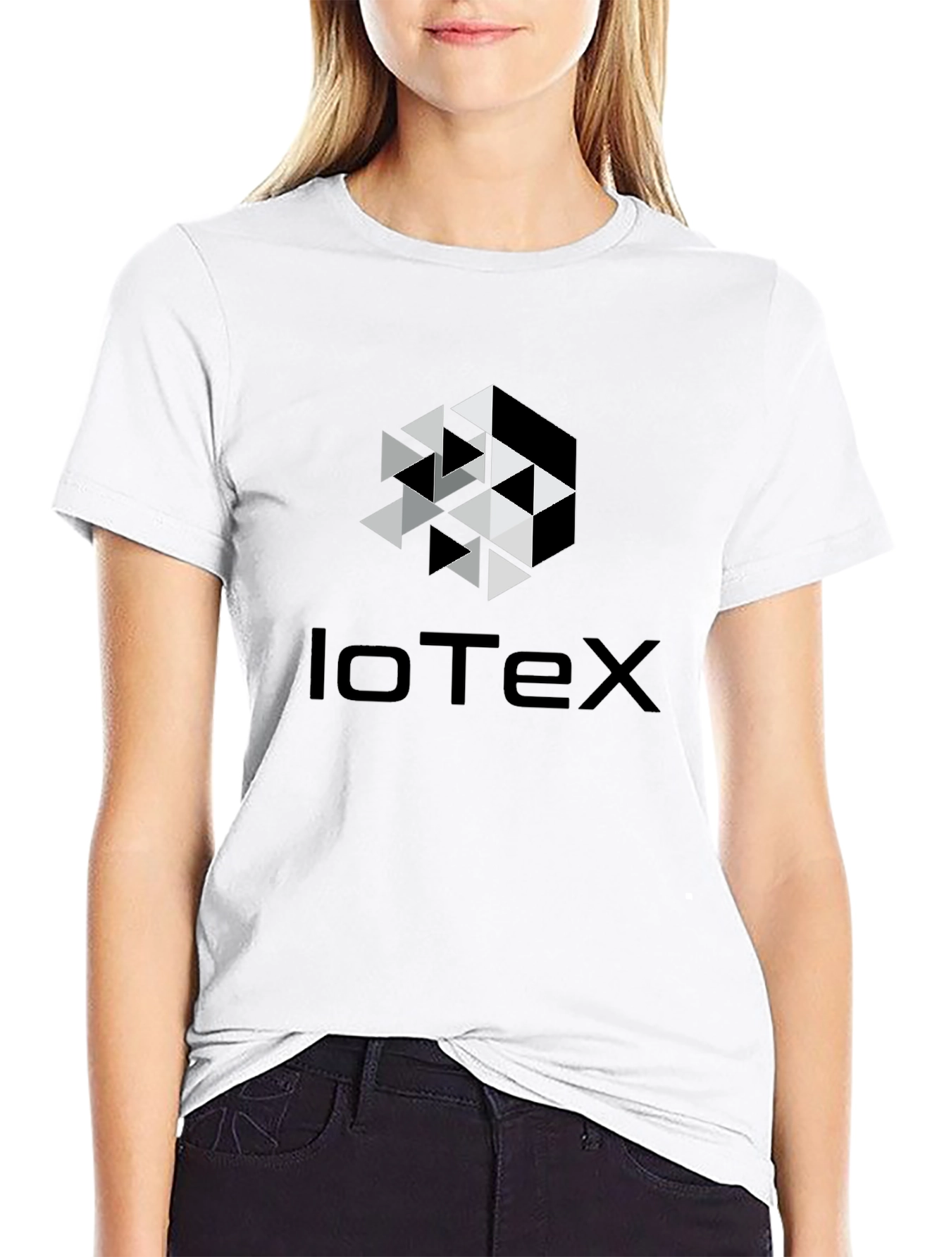 IoTex Hexagon Graphic Tee - Modern Casual Wear
