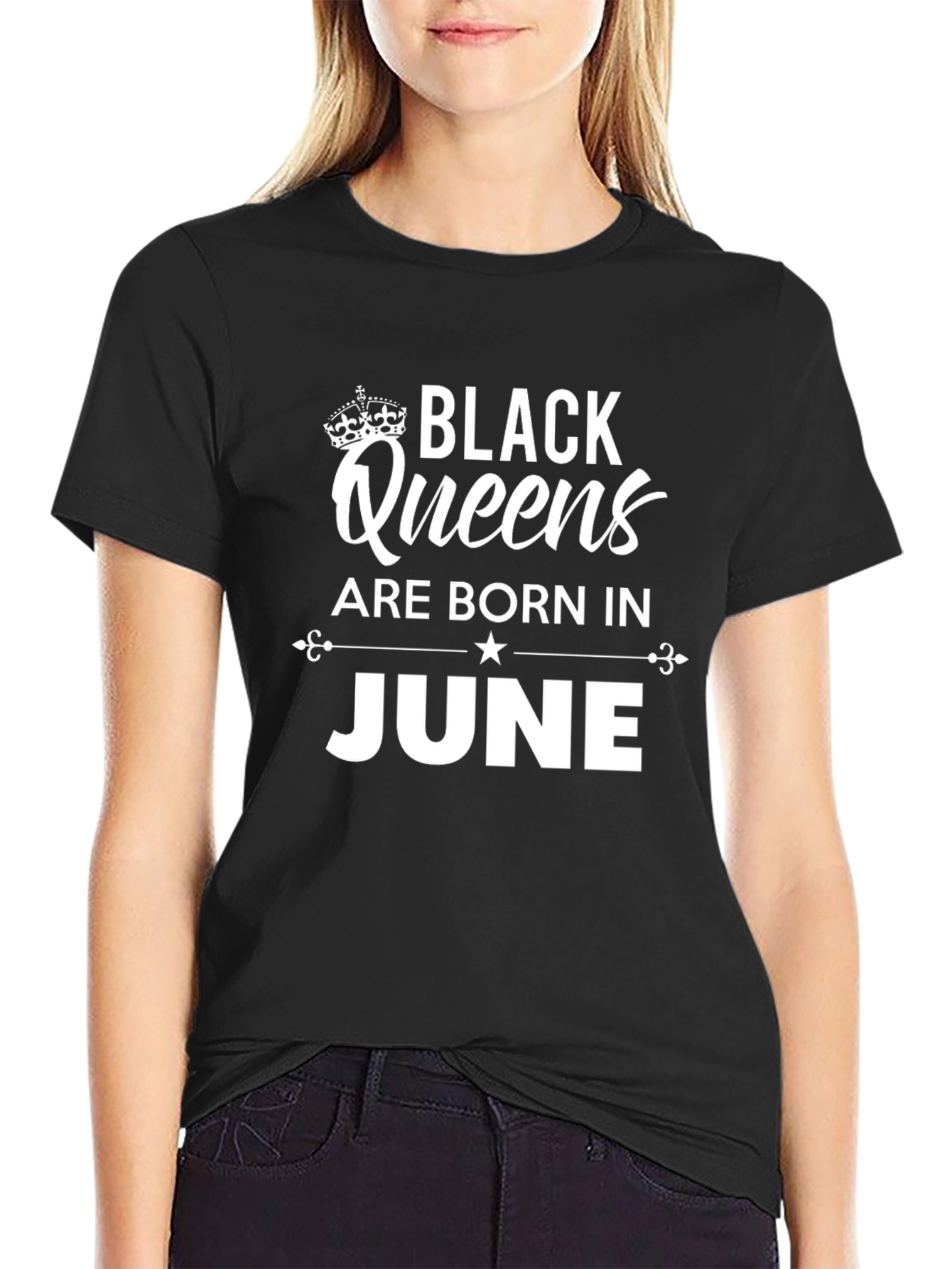 Black Queens Born in June T-Shirt