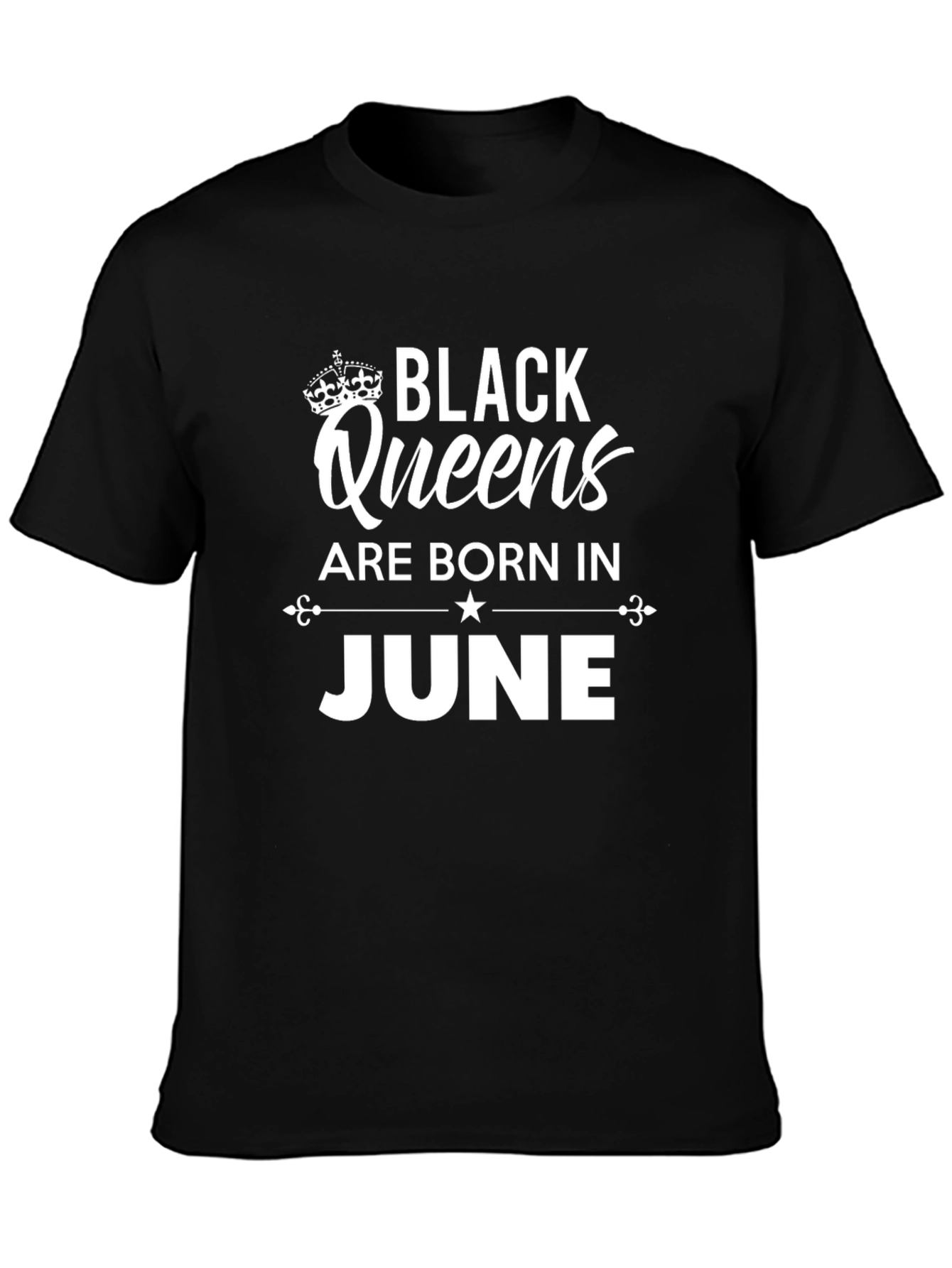 Black Queens Born in June T-Shirt