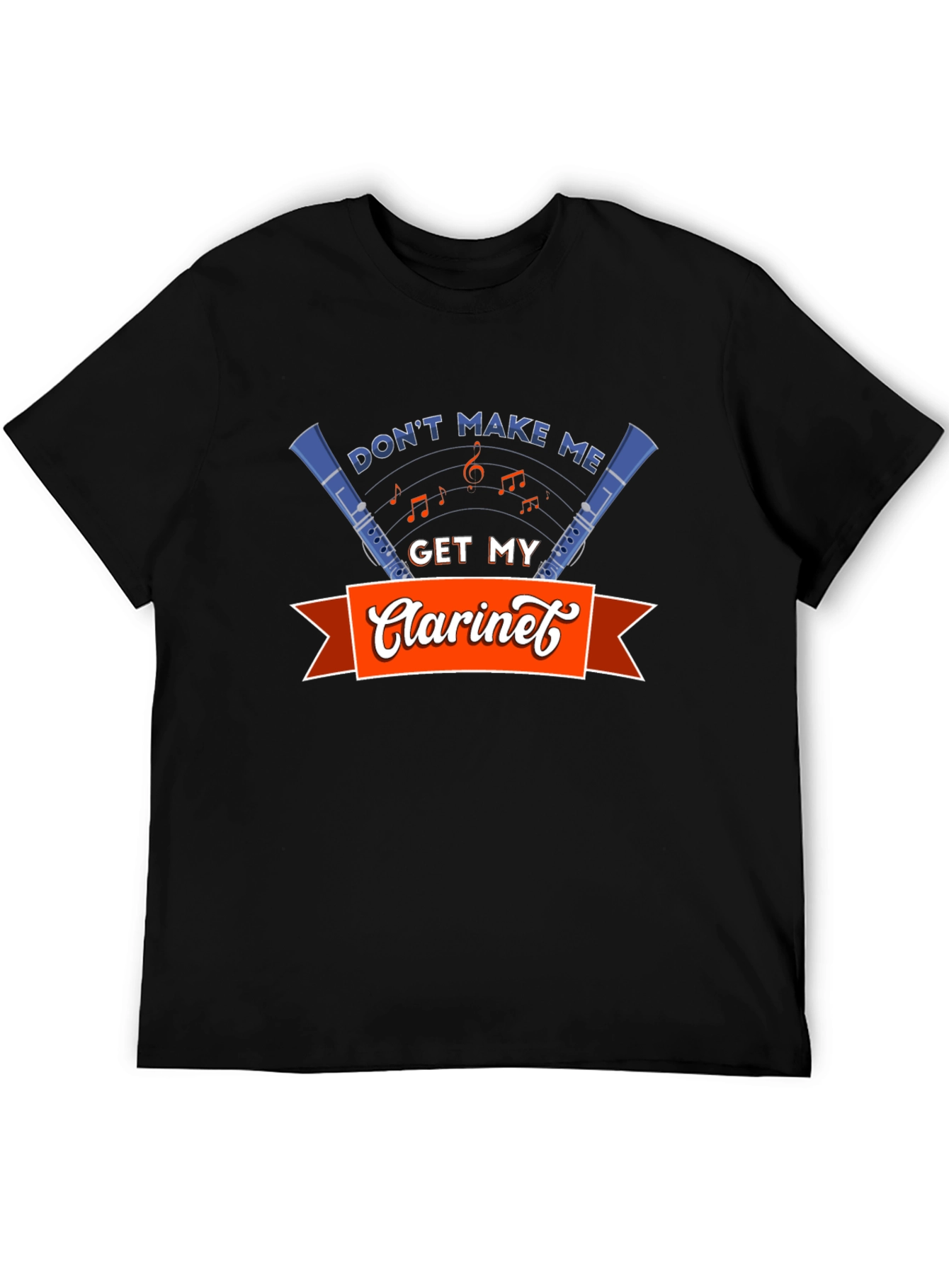 Clarinet Music T-Shirt - Band Humor Tee