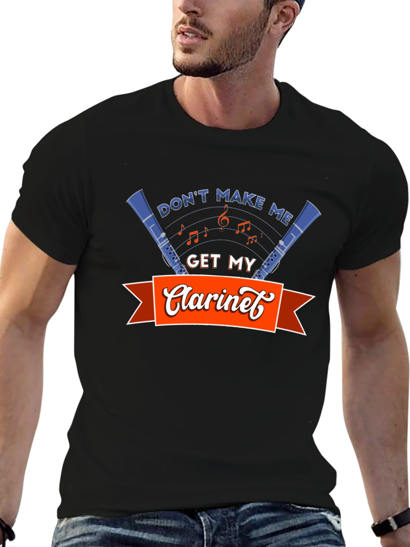 Clarinet Music T-Shirt - Band Humor Tee